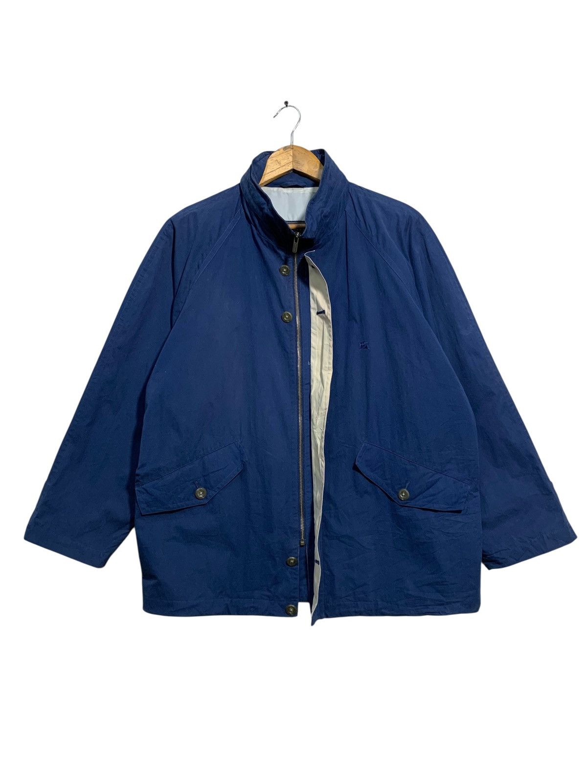 Burberry 🔥VTG BURBERRY JACKETS NAVY Size US S / EU 44-46 / 1 - 1 Thumbnail