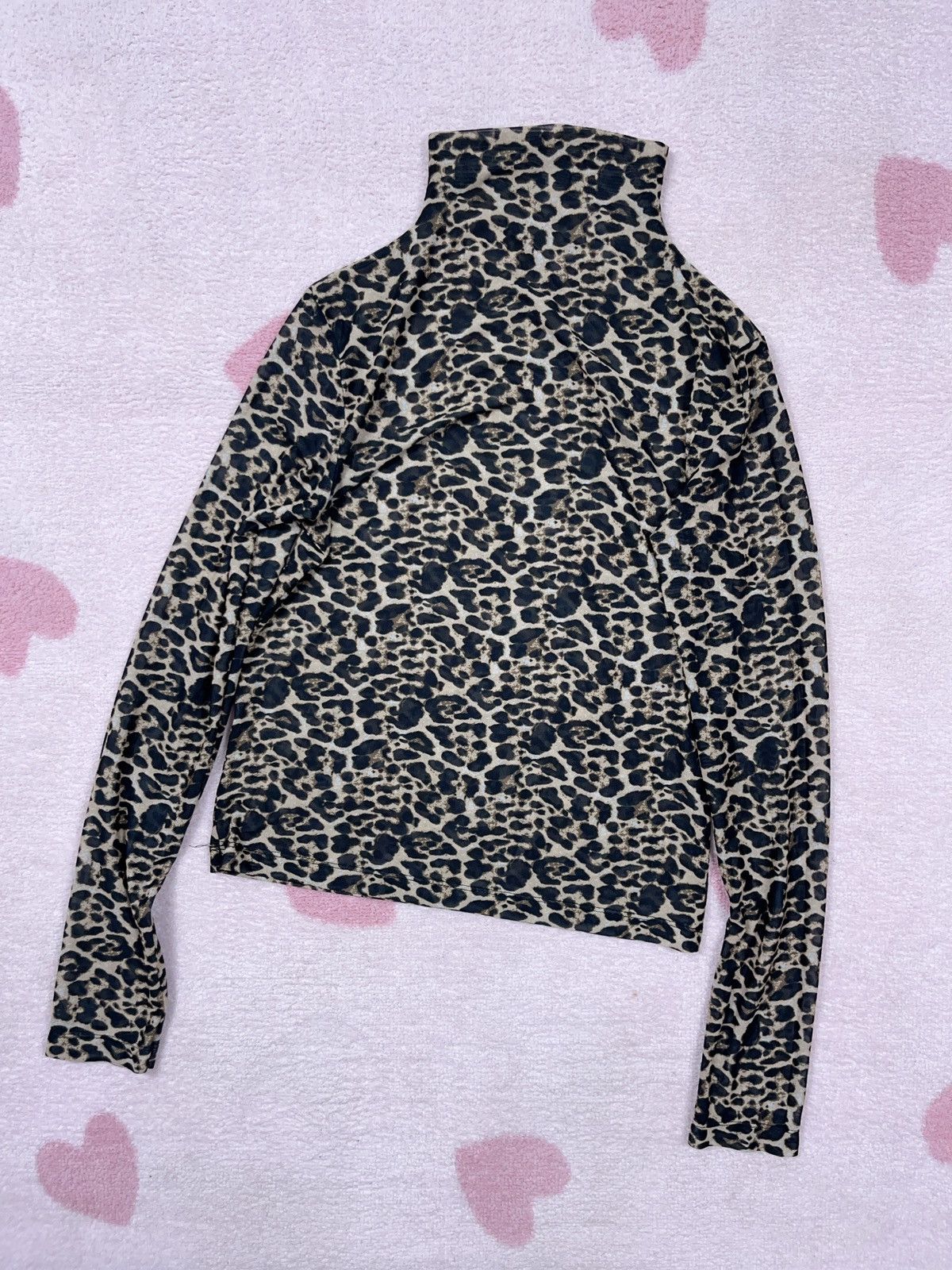 Other ➕ avant garde mesh top Panther leopard print ls top Size US M / EU 48-50 / 2 - 4 Thumbnail