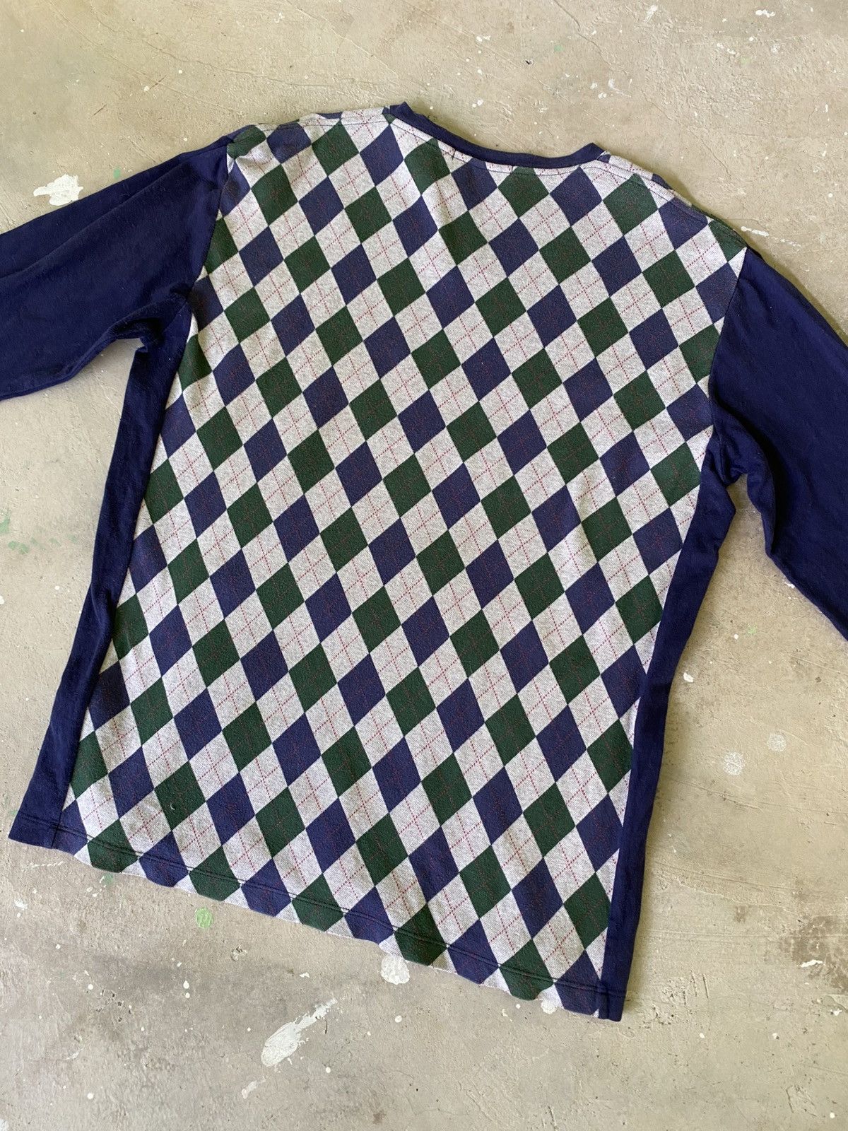 BEAUTY&YOUTH United Arrows Beauty & Youth Argyle V Neck Tee Japan Size US M / EU 48-50 / 2 - 9 Thumbnail