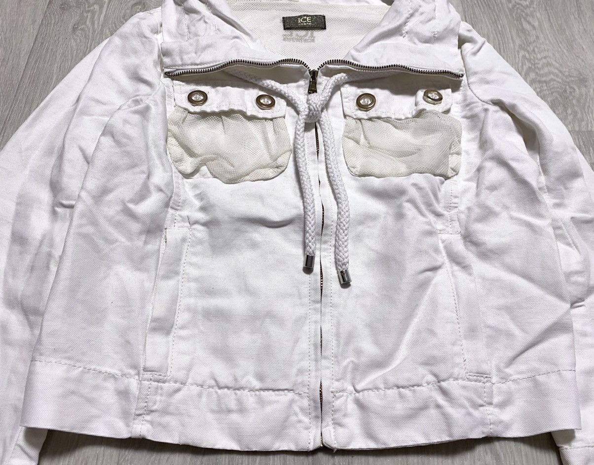 Iceberg Women’s Iceberg Vintage Wide Neck White Light Zip Jacket Size S / US 4 / IT 40 - 6 Thumbnail