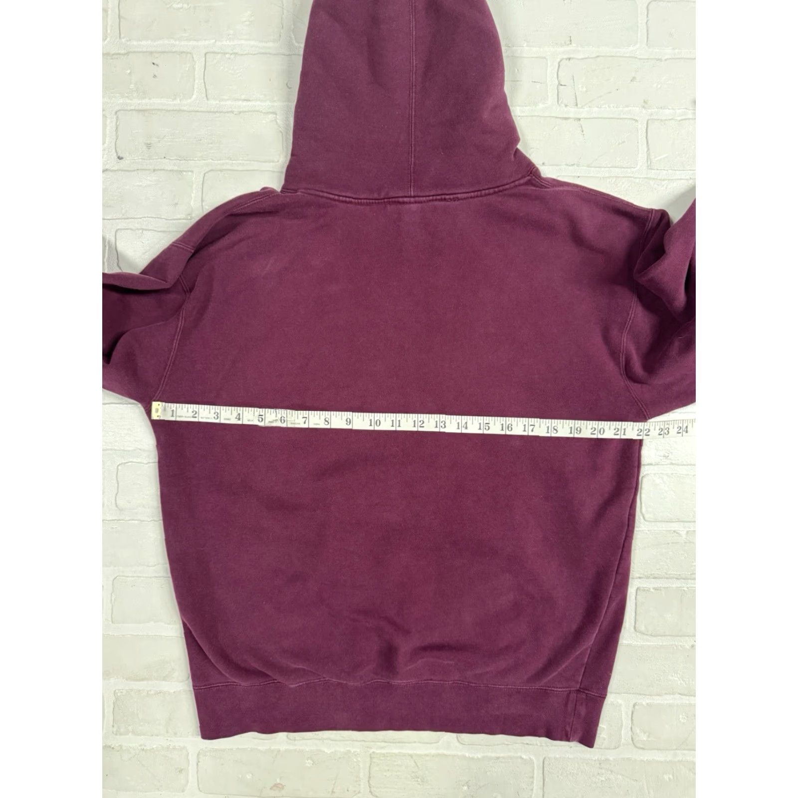 Vintage VINTAGE M & M Hoodie Pullover Men Lined Fleece Purple Skateboarding M Size US M / EU 48-50 / 2 - 7 Thumbnail