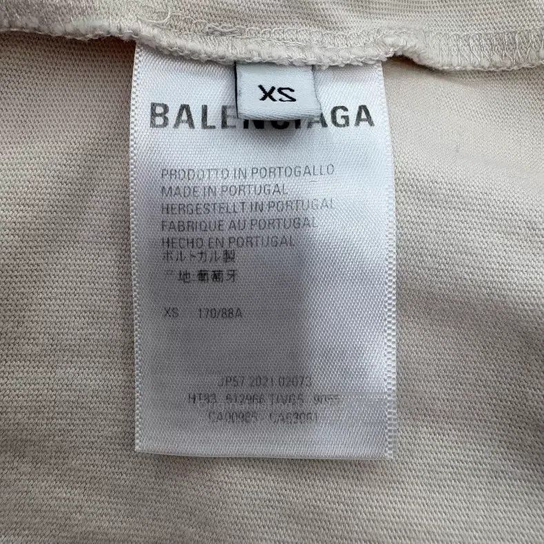 Balenciaga Balenciaga Front and Back Logo White and Blue Short Sleeve Size US XS / EU 42 / 0 - 4 Thumbnail