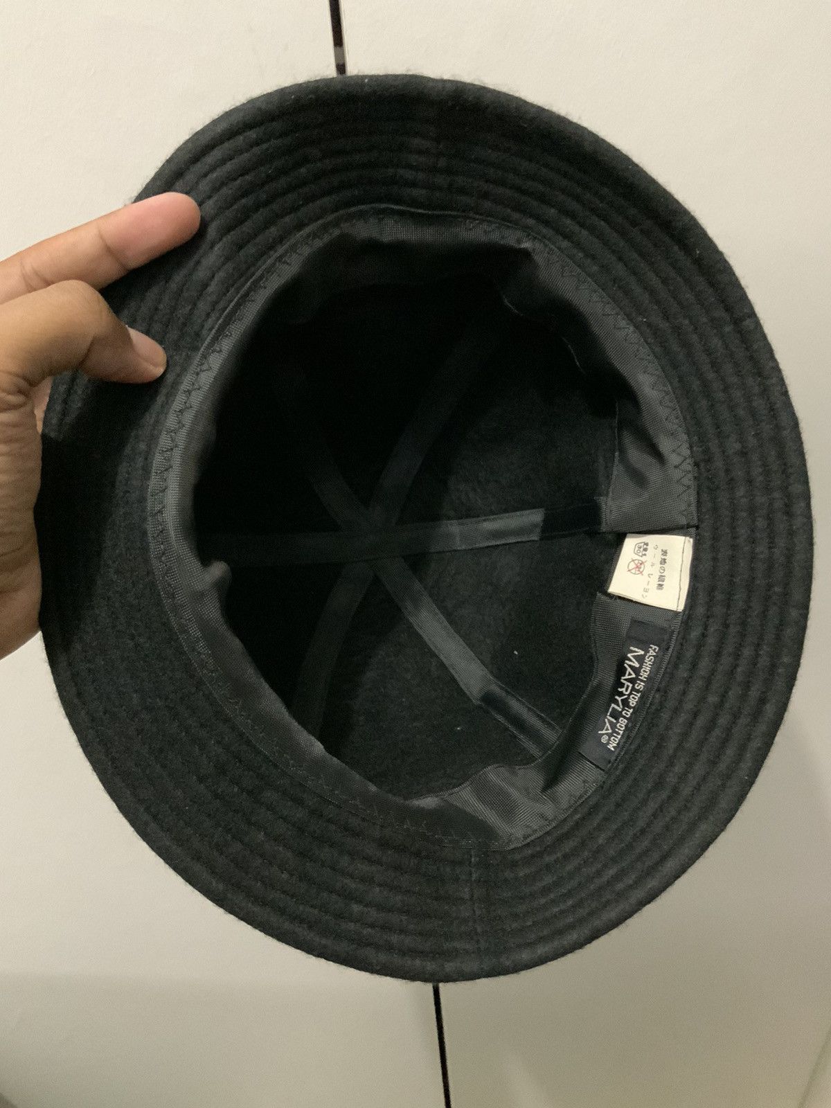 Japanese Brand Marylia Fashion Fur Bucket Hat Size ONE SIZE - 8 Thumbnail