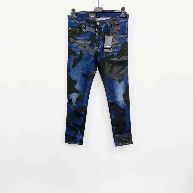 DSQUARED2 Men's Dark Blue Casual Pants 0089