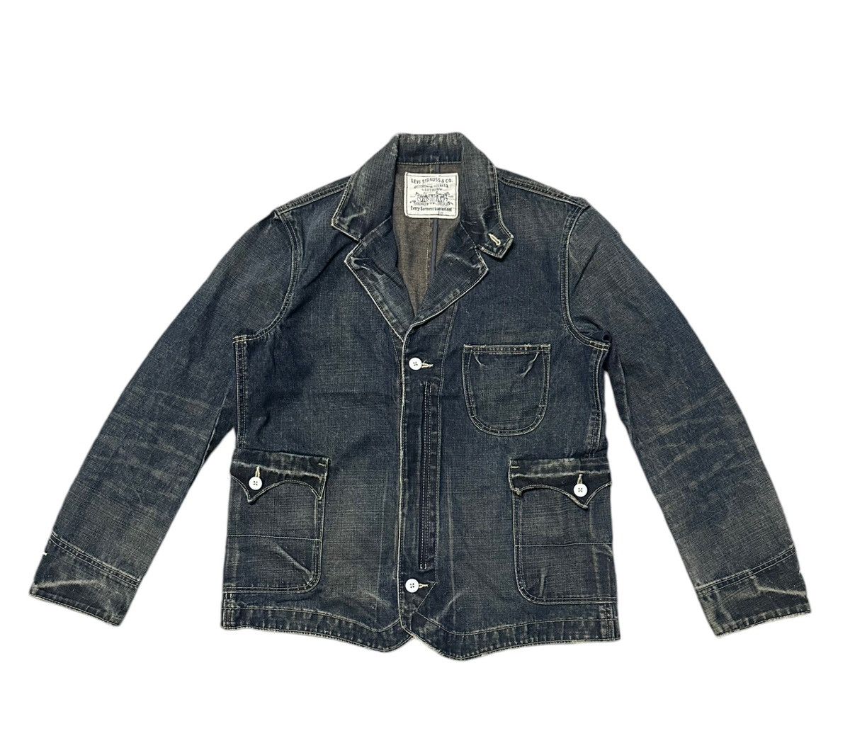 Levi's Levi’s denim tailored jacket size L Size US L / EU 52-54 / 3 - 2 Thumbnail