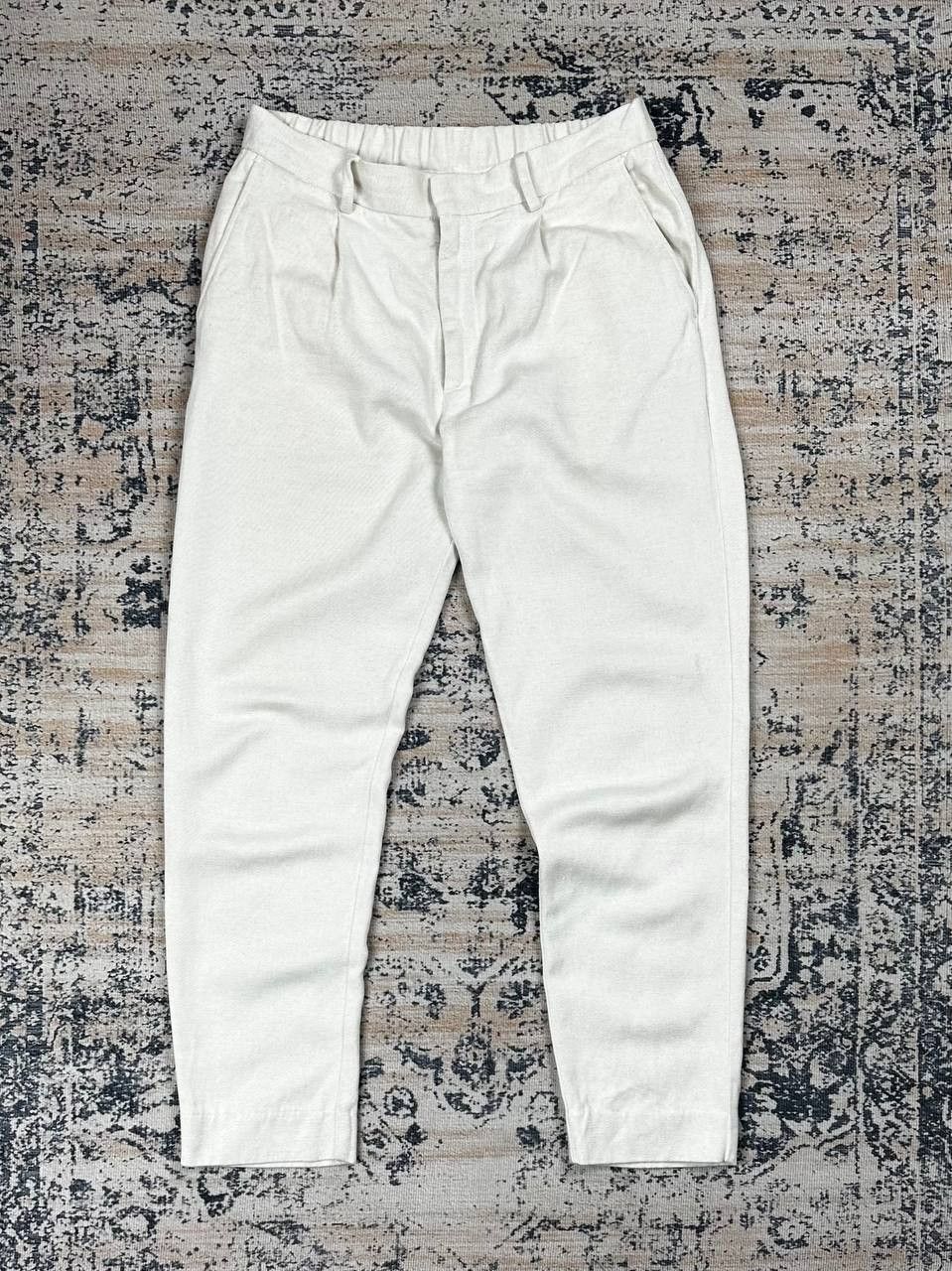 A Day's March A day’s march White Hamp Luxury Baggy Chino Pants Size US 32 / EU 48 - 1 Thumbnail