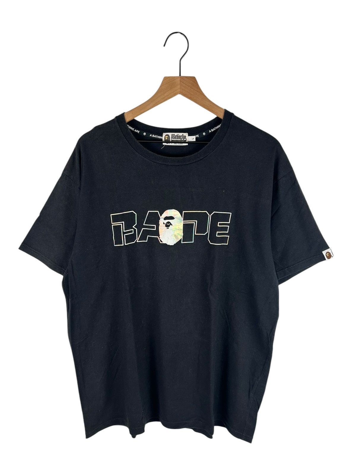 Bape Bape Logo Print T-Shirt Size US L / EU 52-54 / 3 - 1 Thumbnail