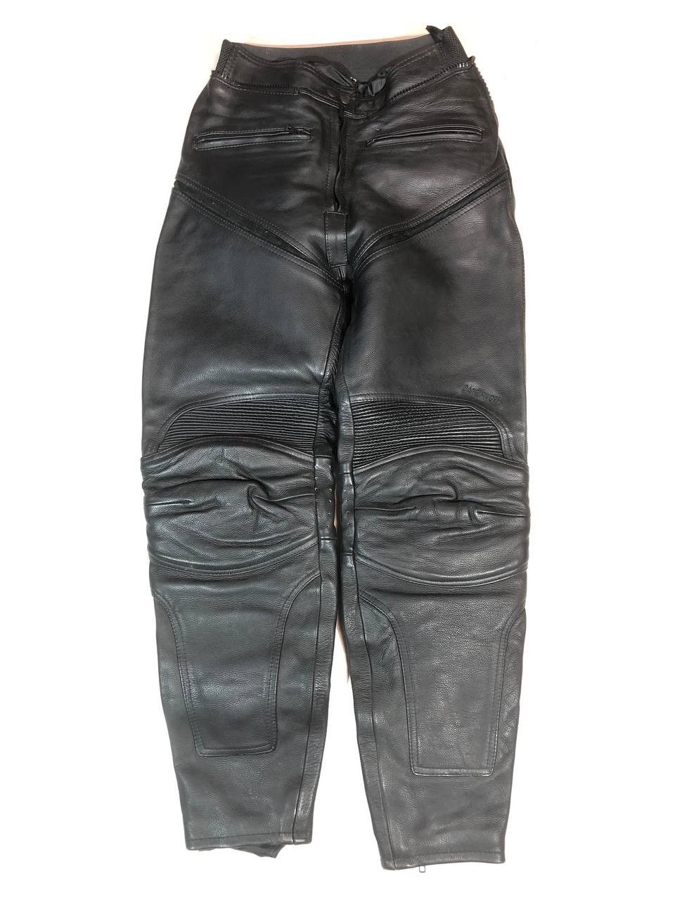 Vintage Cafe-Racer Racing Biker Leather Pants Vintage Size US 30 / EU 46 - 1 Thumbnail