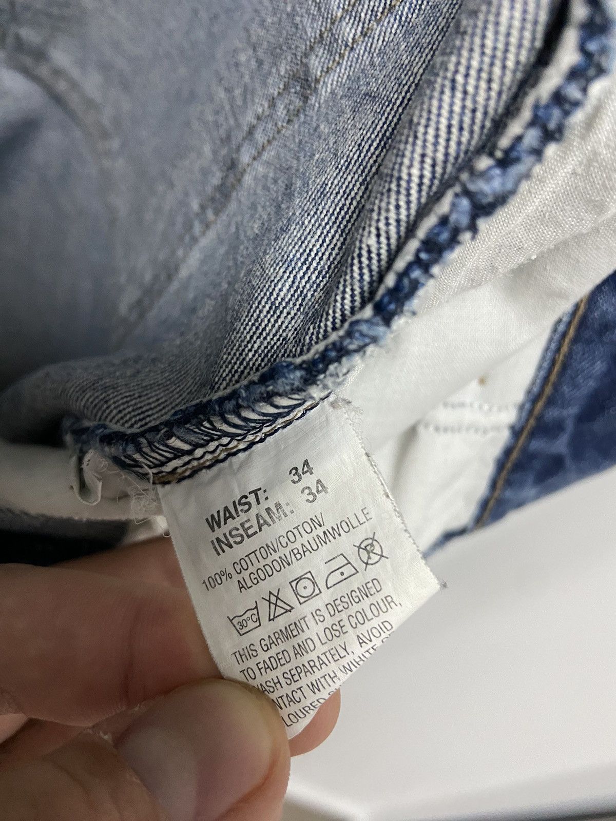Yves Saint Laurent Vintage jeans Pants YSL iron logo Y2K