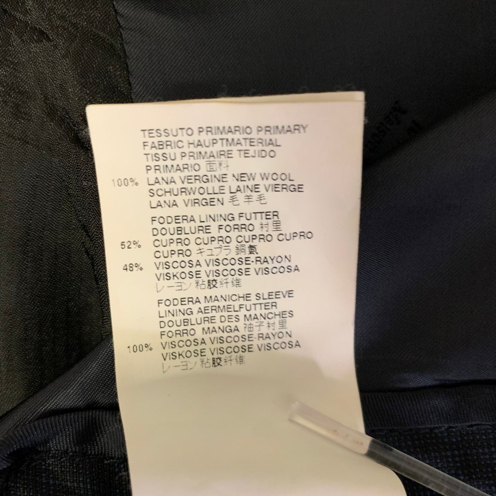 Maison Margiela MAISON MARGIELA Grey Blue Plaid Wool Notch Lapel Sport Coat Size 42R - 7 Thumbnail