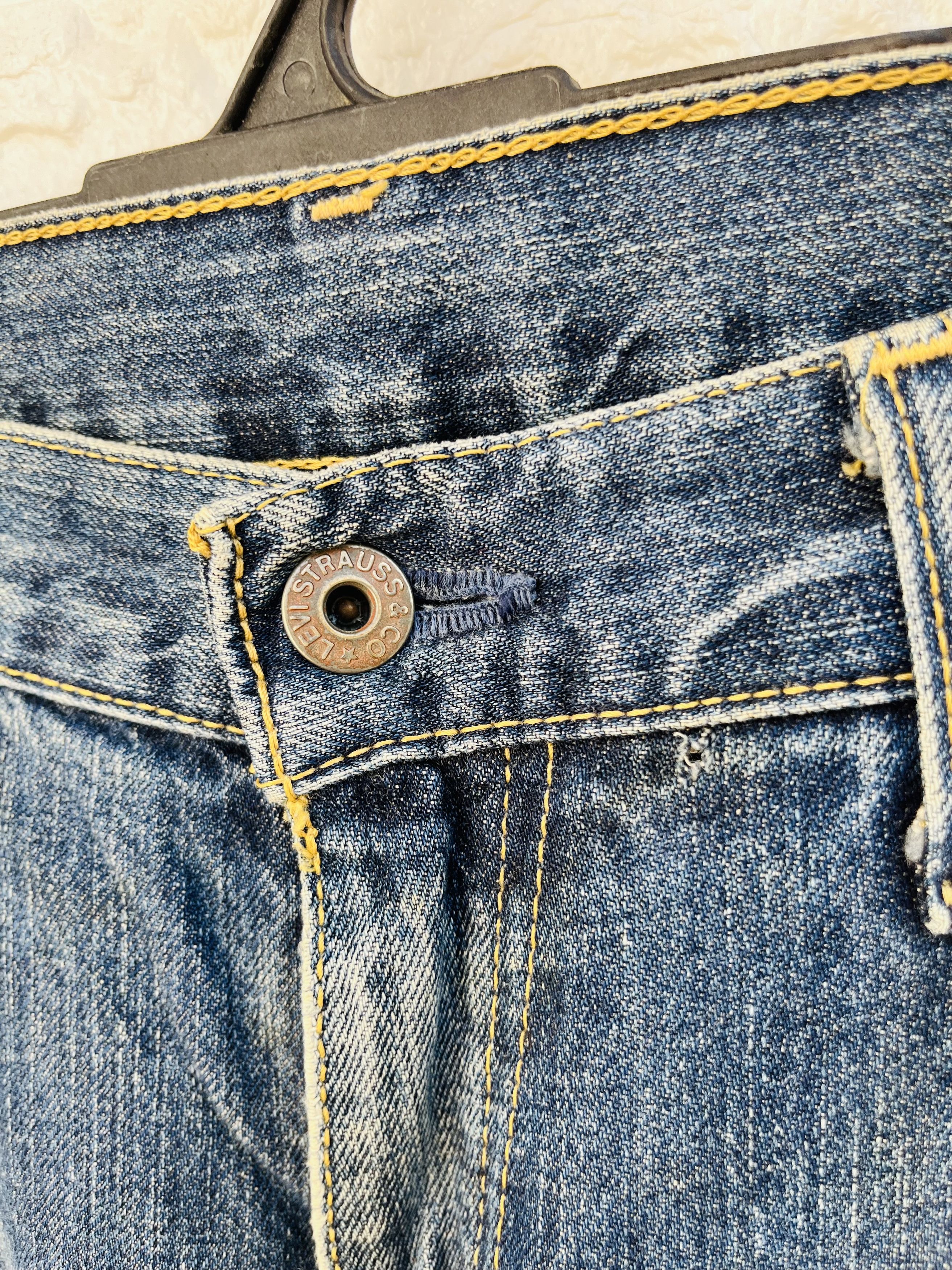 Japanese Brand Vintage 90s Levis Distressed Japan Designer Fashion Style Size US 32 / EU 48 - 7 Thumbnail