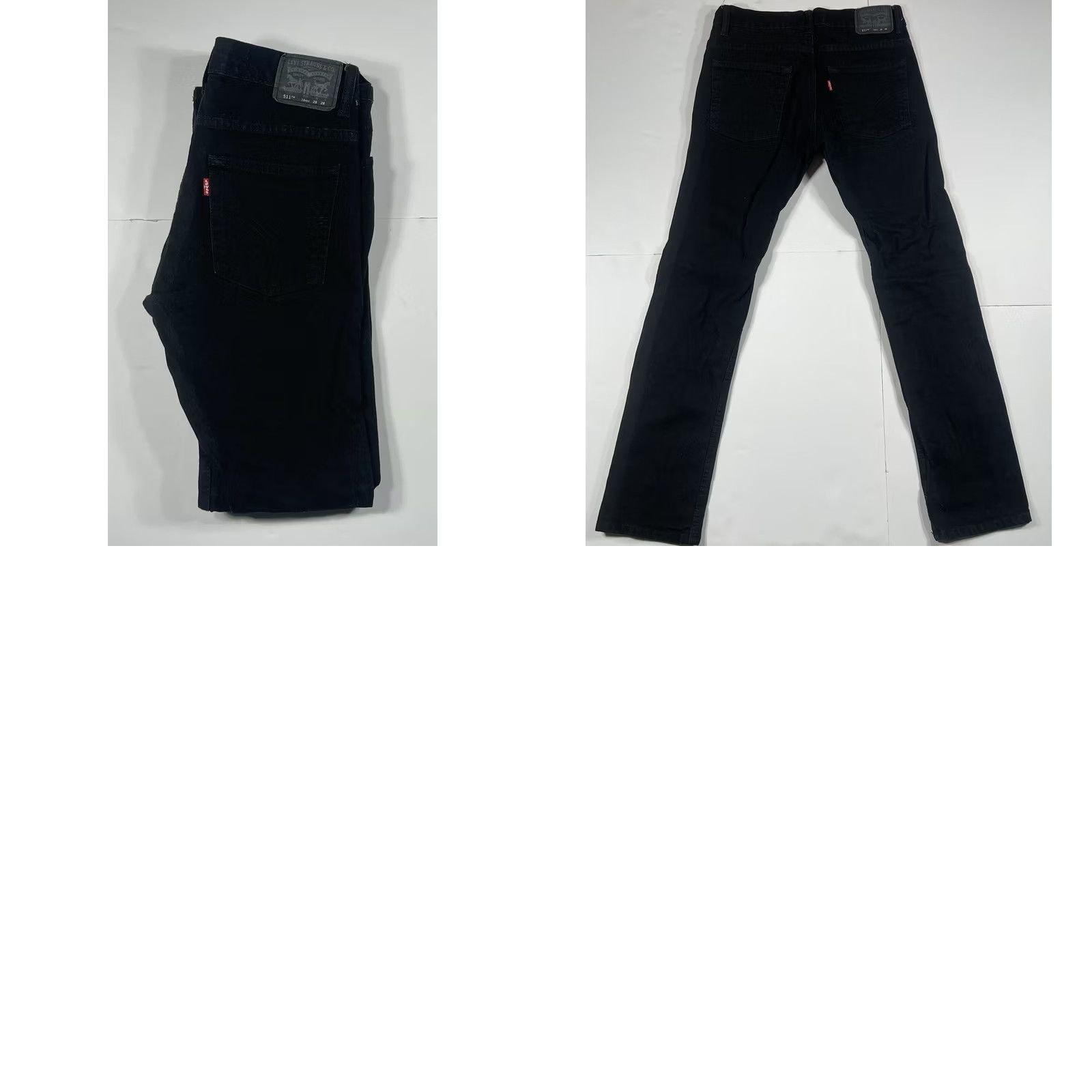 Levi's Levi's Jeans Men 28Wx28L Black 511 Slim Straight Denim Pants Casual Regular Mens Jeans 511 Cowboy 500 Series Model Levis 511 Mens Black Straight Jeans Size US 28 / EU 44 - 8 Thumbnail