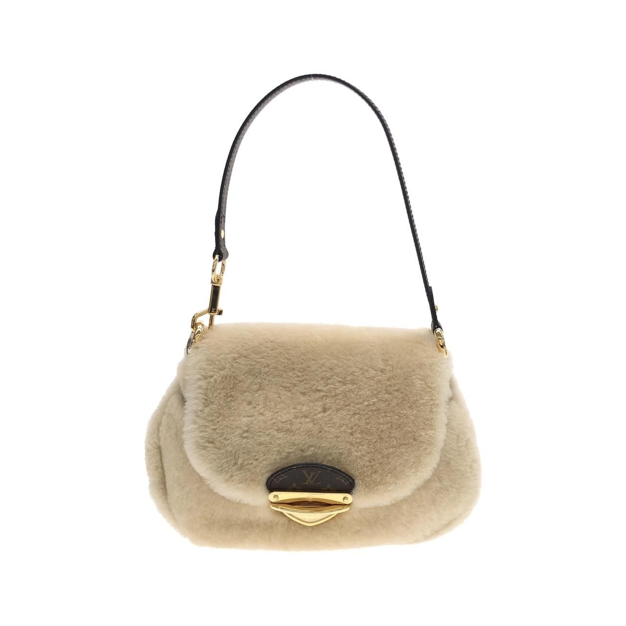 Louis Vuitton Louis Vuitton Louis Vuitton Cozygram Sunset Shearling Coated Canvas Shoulder Bag Fur Shoulder Bag M12097 DUTY FREE for USA Size ONE SIZE - 1 Thumbnail