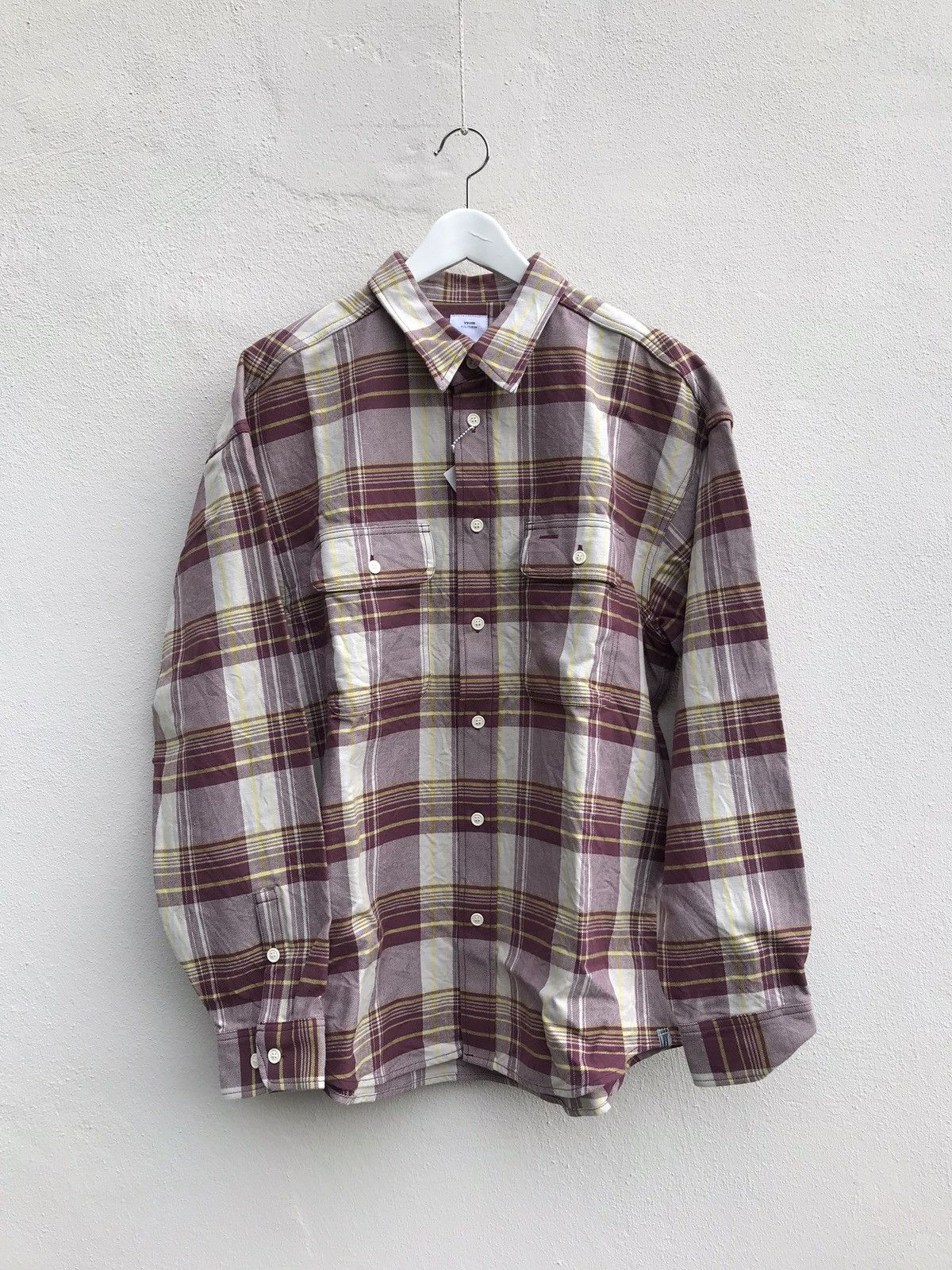 Visvim visvim Lumber Check L/S Shirt Red Size 3 Archive Gorpcore Size US L / EU 52-54 / 3 - 1 Thumbnail