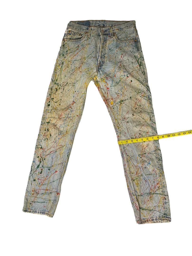 Levi's Vintage Clothing Vintage Levi’s 501 Painting Denim Size 29" - 13 Thumbnail