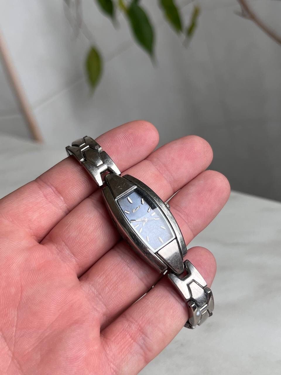 Japanese Brand × Vintage Vintage Japanese style futuristic Steel Blue Logo Watch Size ONE SIZE - 4 Thumbnail