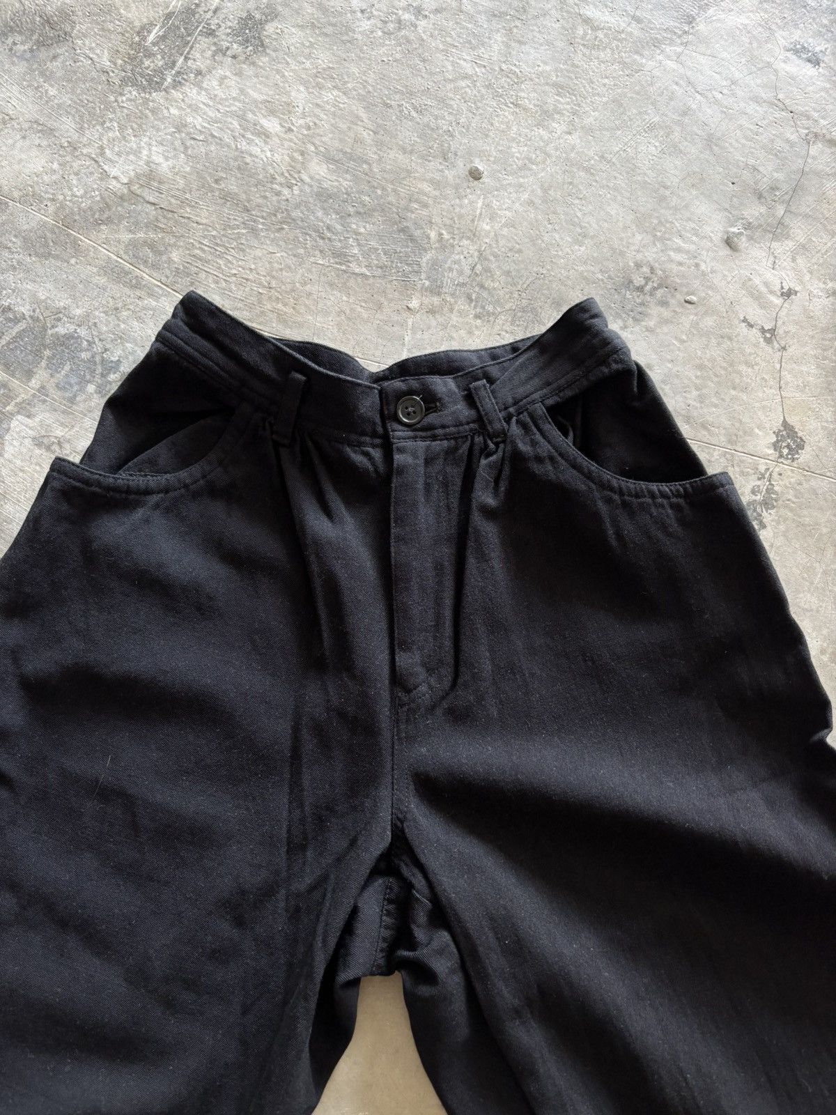 Y's × Yohji Yamamoto Y’s by Yohji Yamamoto black trouser classic style vintage Size 24" / US 00 / IT 34 - 2 Thumbnail
