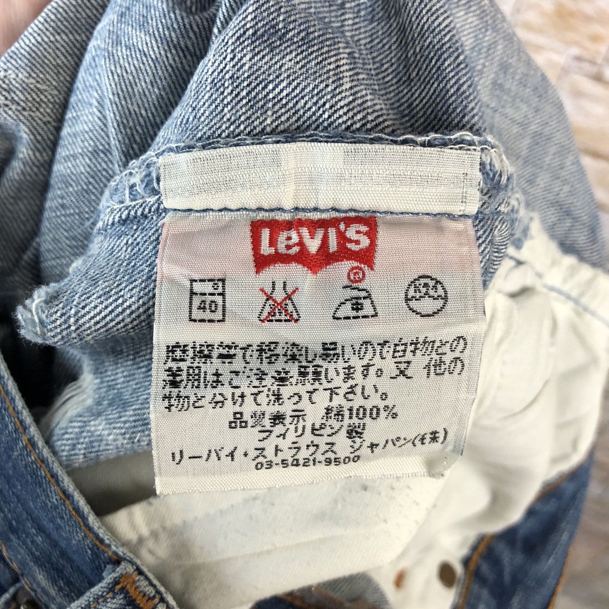 Levi's 501 Levis Blue Distressed Denim Pants #A970 Size US 30 / EU 46 - 20 Thumbnail
