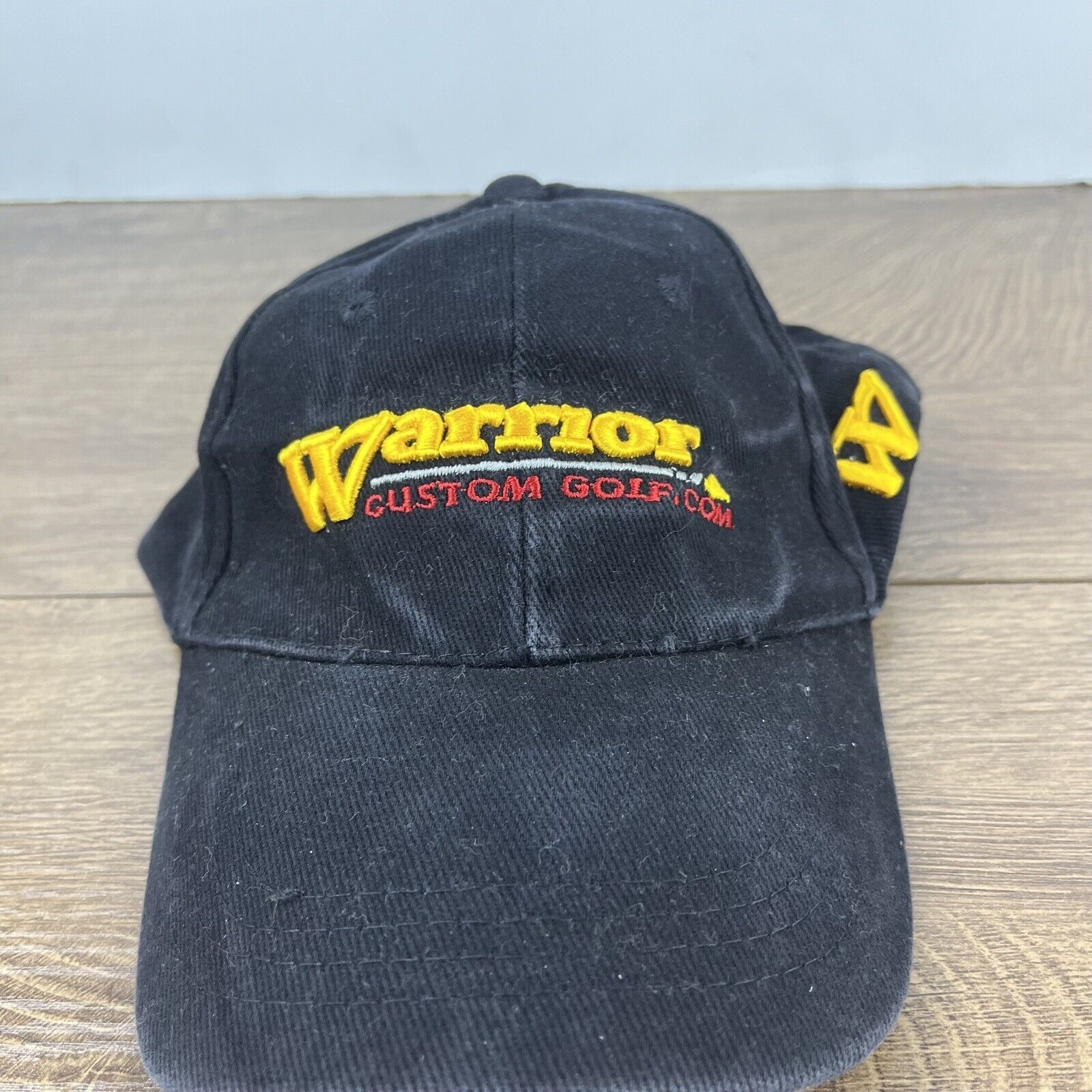Other Warrior Custom Golf Hat Black Hat Adjustable Black Adult Siz Size ONE SIZE - 4 Thumbnail