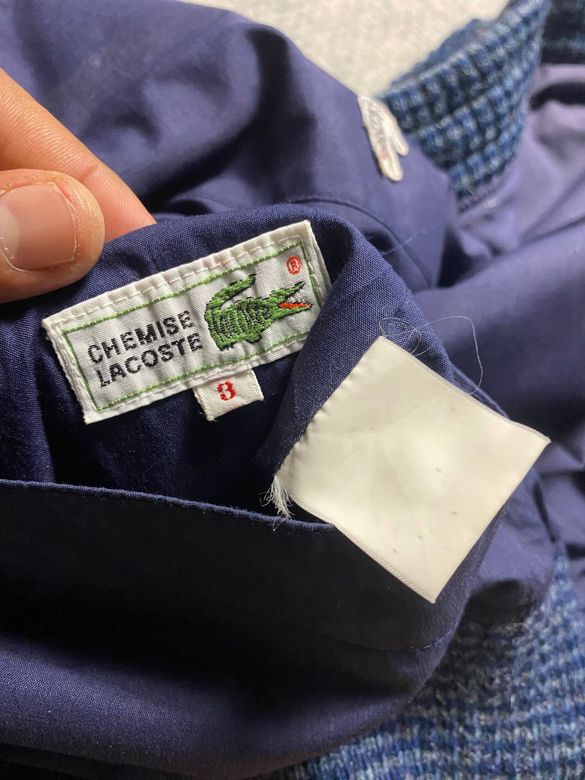 Lacoste Vintage Lacoste Chemise Mohair Wool Blend Reversible Jacket Size US M / EU 48-50 / 2 - 8 Thumbnail