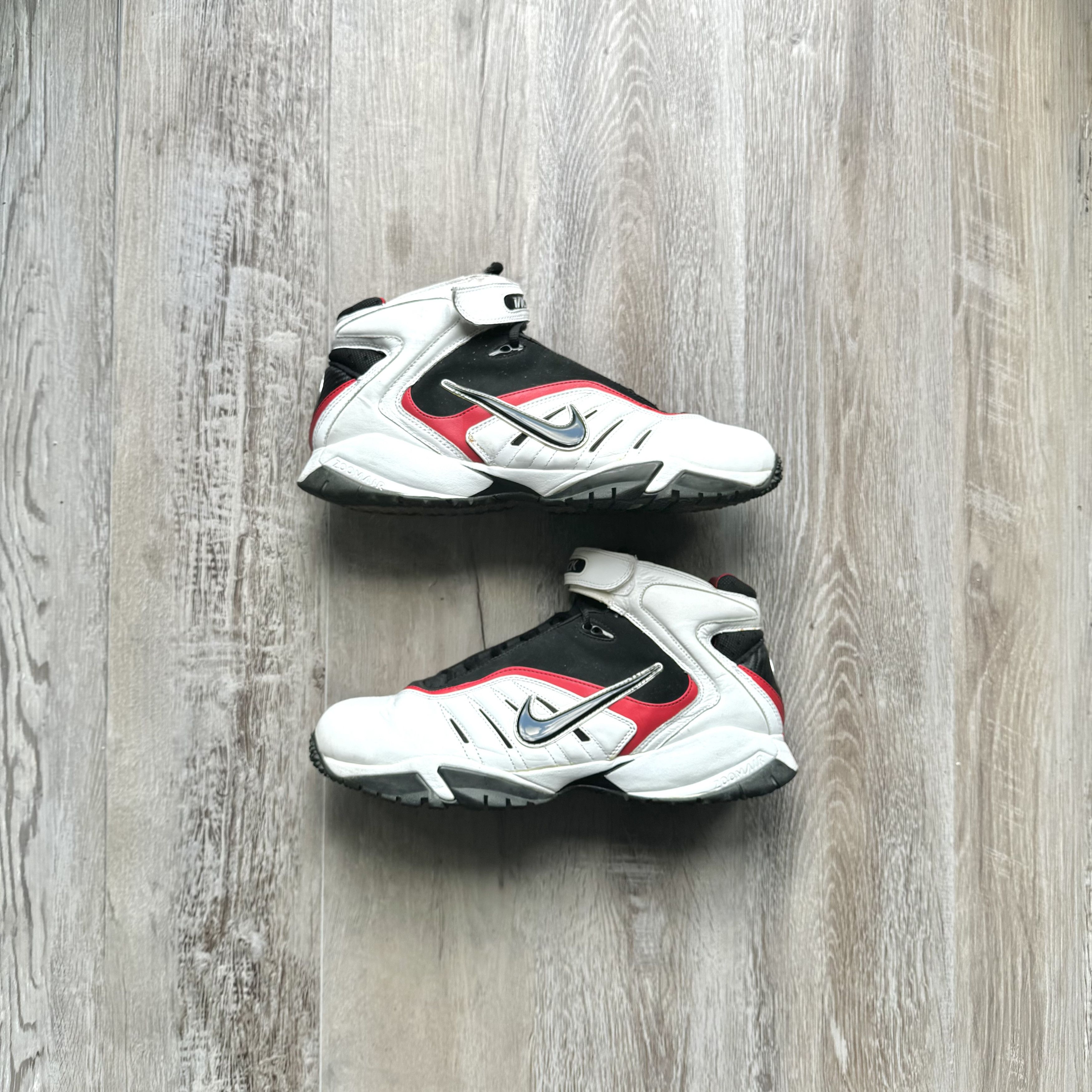 Nike Streetwear Vintage NIKE Zoom Vick 4 White Black 13M Grailed