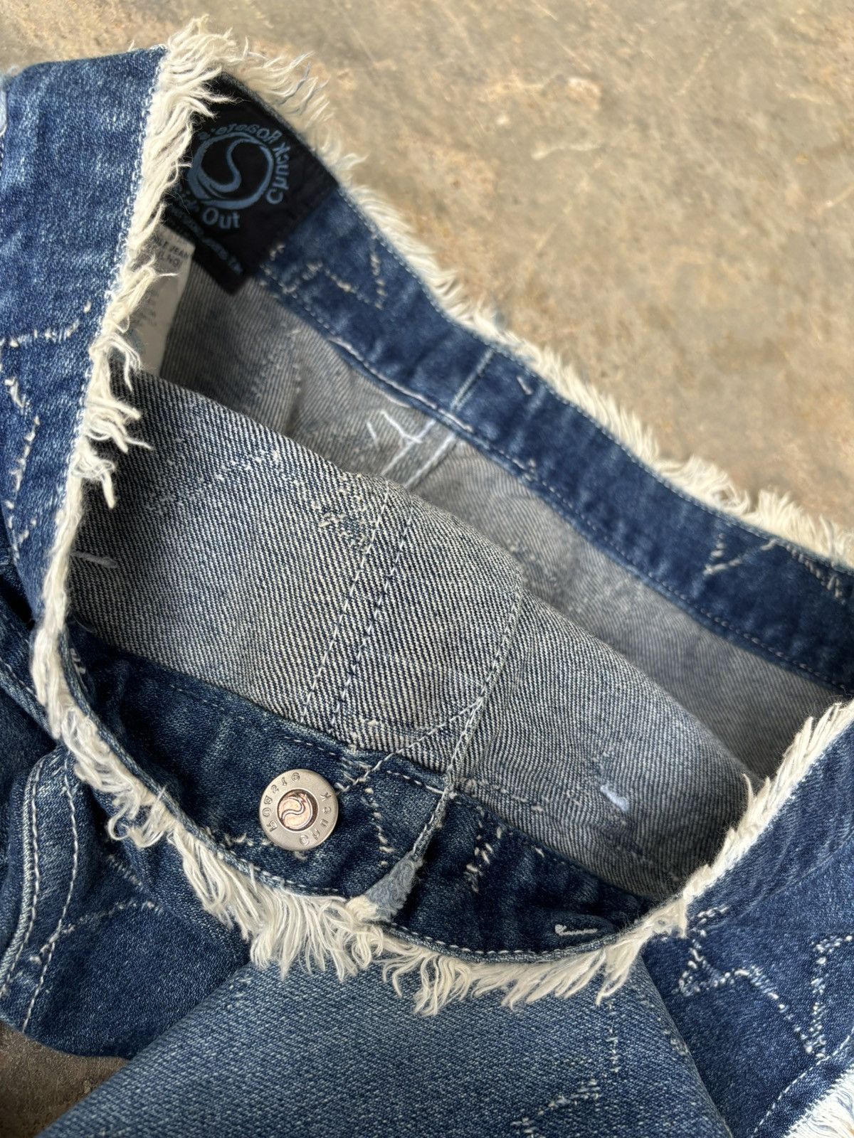 Hysteric Glamour Y2k Chuck Roaste's Star Ifsixwasnine Punk Style Jeans Size 29" - 10 Thumbnail