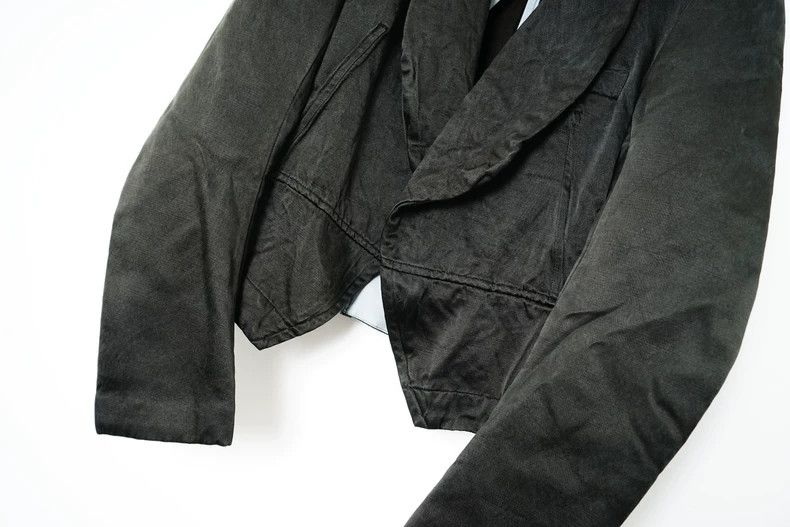 Comme des Garcons Comme des Garcons Silk Blended Cutter Sleeve Jacket Size US S / EU 44-46 / 1 - 4 Thumbnail