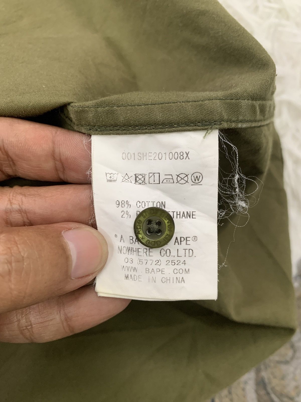 Bape Vintage BAPE Collar Tee Size US M / EU 48-50 / 2 - 15 Thumbnail
