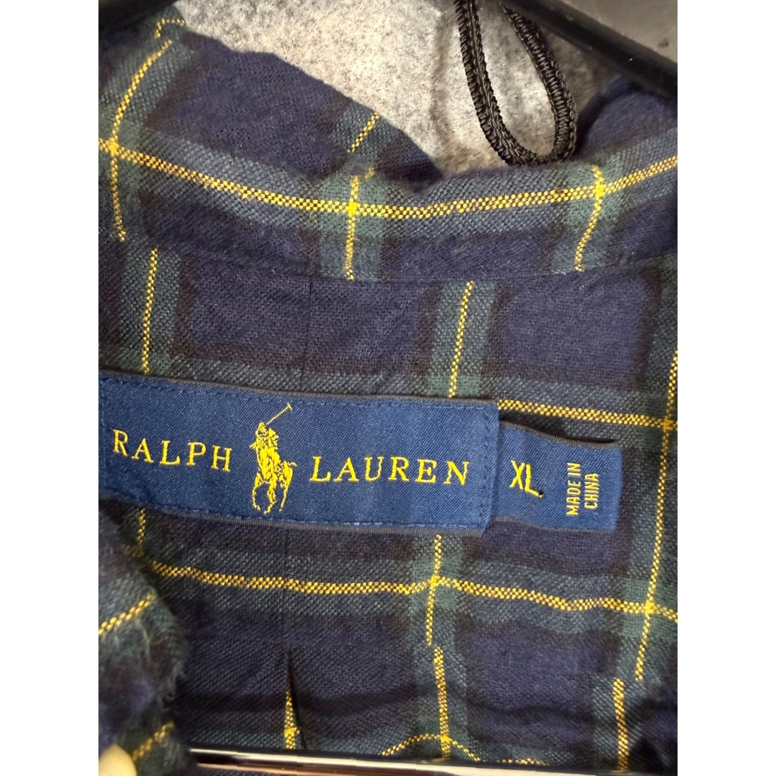 Ralph Lauren Ralph Lauren Shirt Mens XL Blue Checked Brushed Cotton Long Sleeve Button Down Size US XL / EU 56 / 4 - 5 Thumbnail