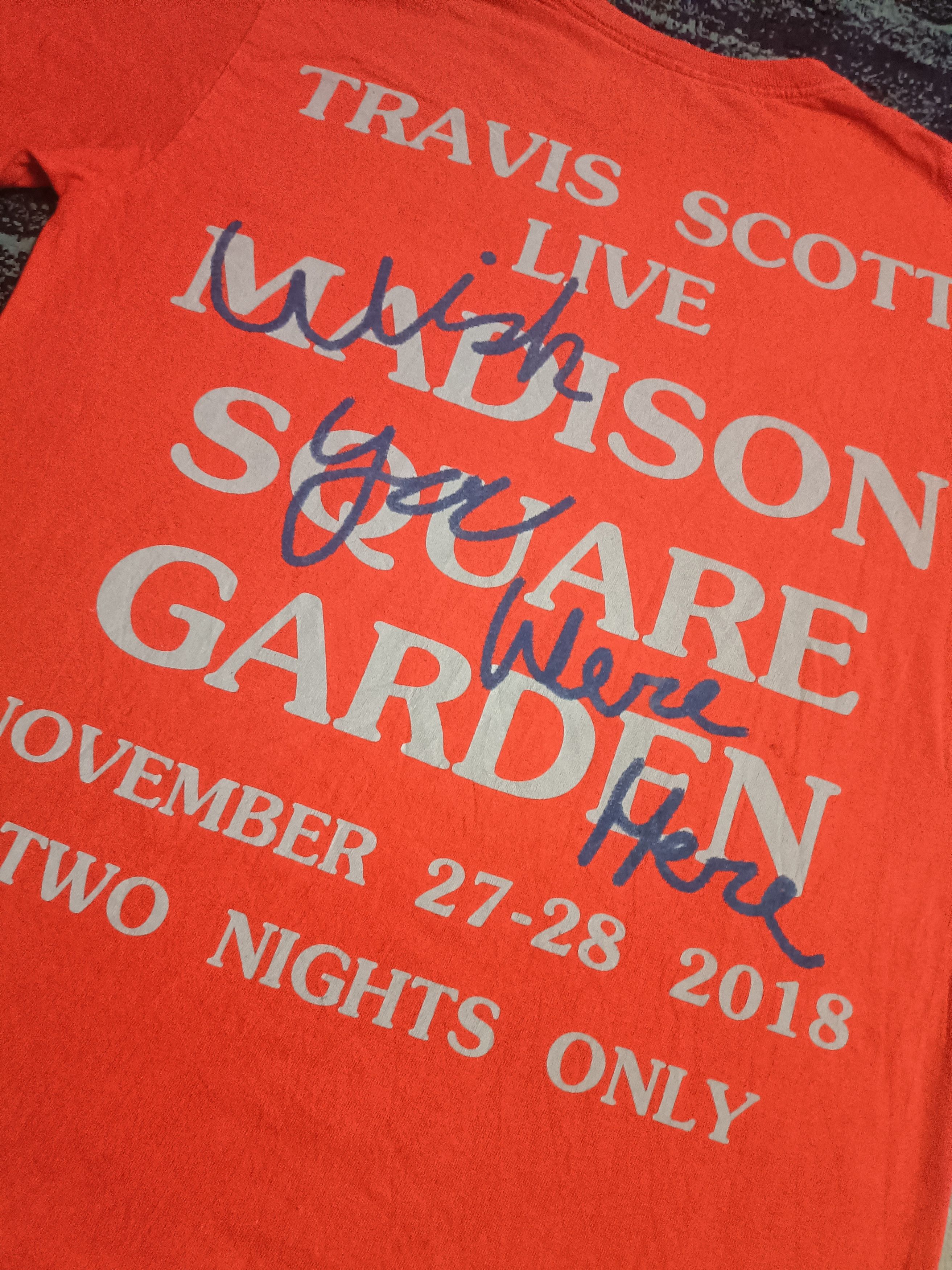 Travis Scott Astroworld Travis Scott x Cactus Jack Live MSG Size US S / EU 44-46 / 1 - 4 Thumbnail