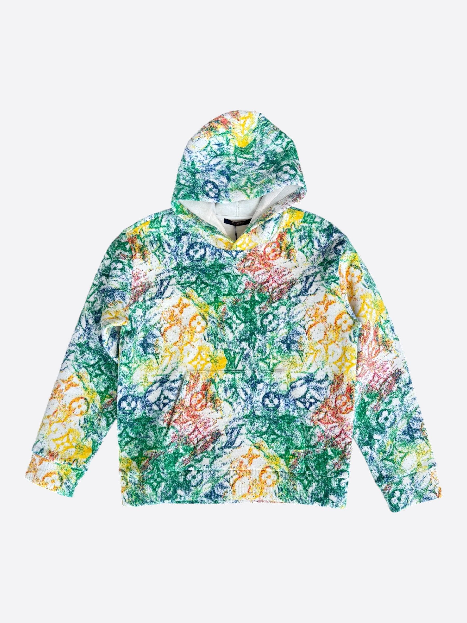 Louis Vuitton Louis Vuitton Multicolor Pastel Monogram Hoodie Size US L / EU 52-54 / 3 - 1 Thumbnail