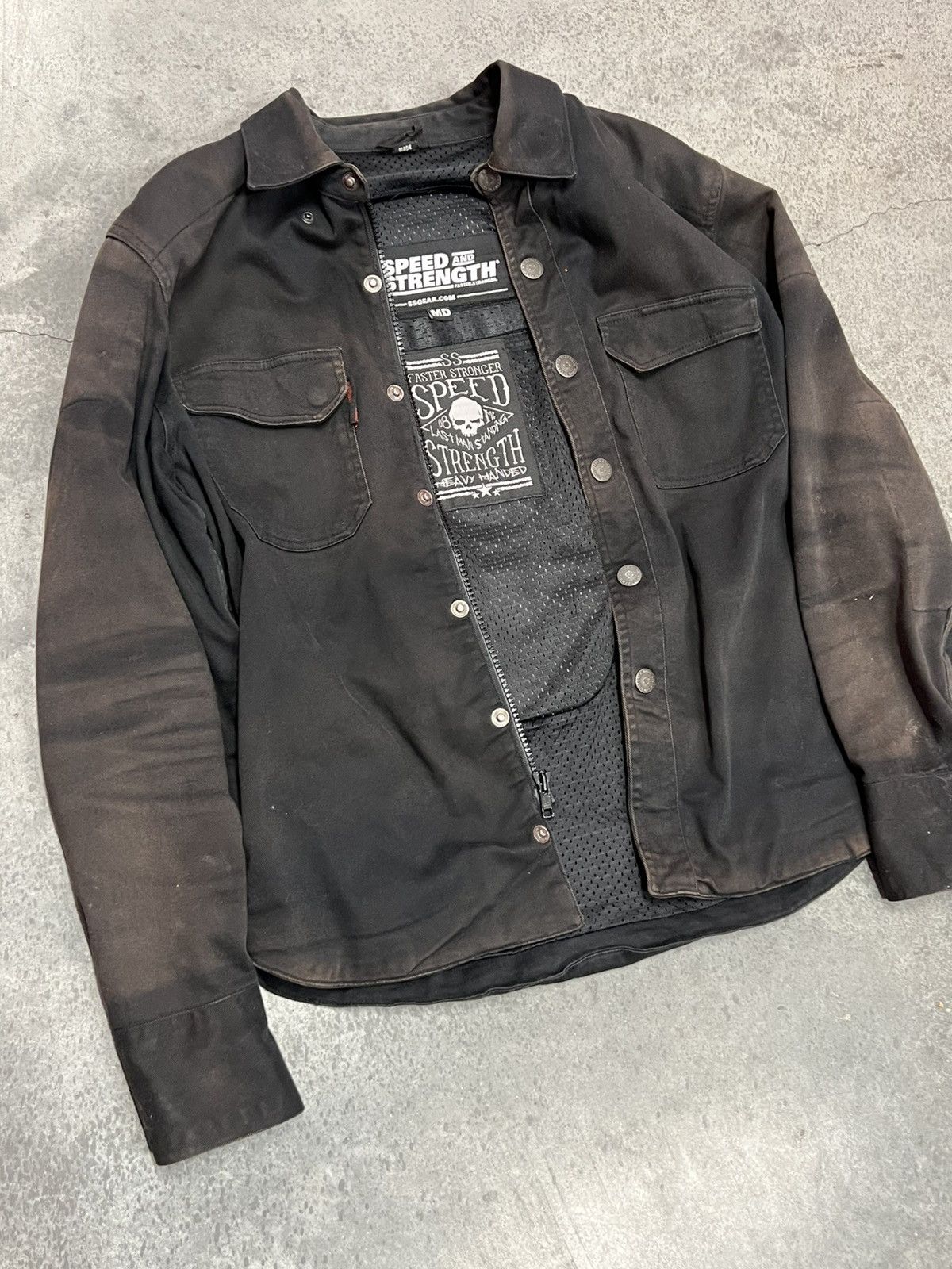 Vintage Y2K 2000's VTG Vintage Speed And Strength Motorcycle Jacket Size US M / EU 48-50 / 2 - 4 Thumbnail