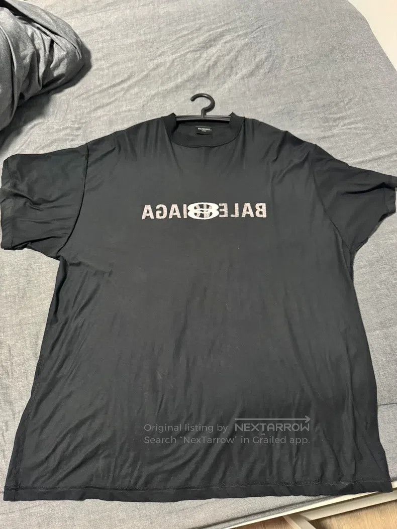 Balenciaga Balenciaga Logo Letter Print Casual Short Sleeve T-Shirt Size US M / EU 48-50 / 2 - 3 Thumbnail