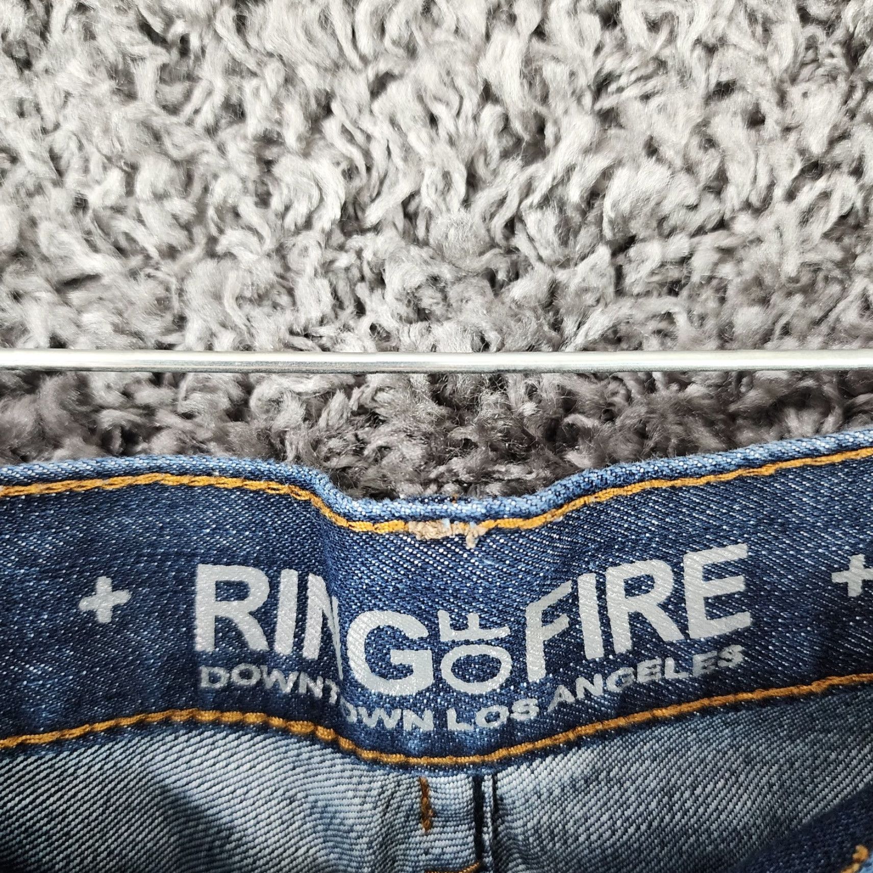 Ring Of Fire VINTAGE Ring Of Fire Jeans Slim Fit Straight Leg Blue Mens 34x33 Blue Denim Jeans Mens Slim Fit 34 33 Men Size US 34 / EU 50 - 3 Thumbnail