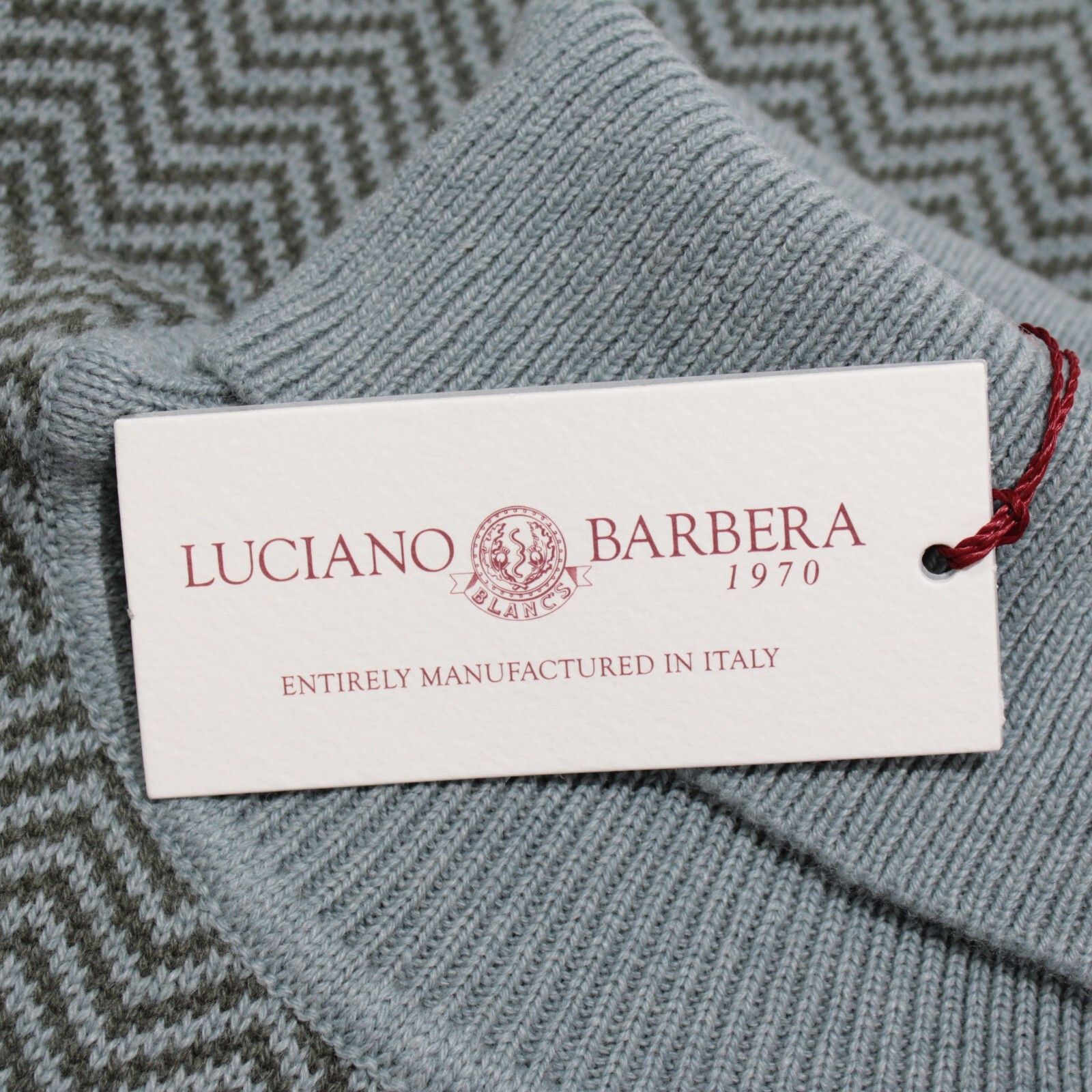 Luciano Barbera Luciano Barbera Sweater Size US L in Blue Size US L / EU 52-54 / 3 - 2 Thumbnail