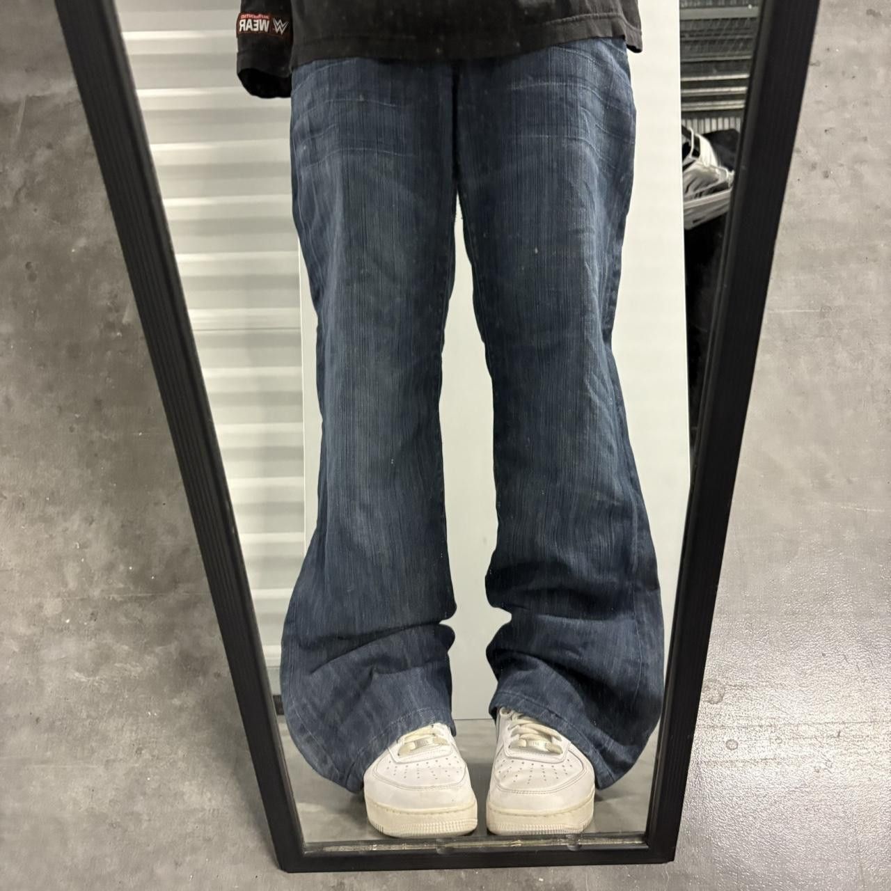 Vintage Crazy Vintage Y2K/2000s Baggy Wideleg Dark Wash Skater Streetwear Style Denim Jeans! Size US 36 / EU 52 - 1 Thumbnail