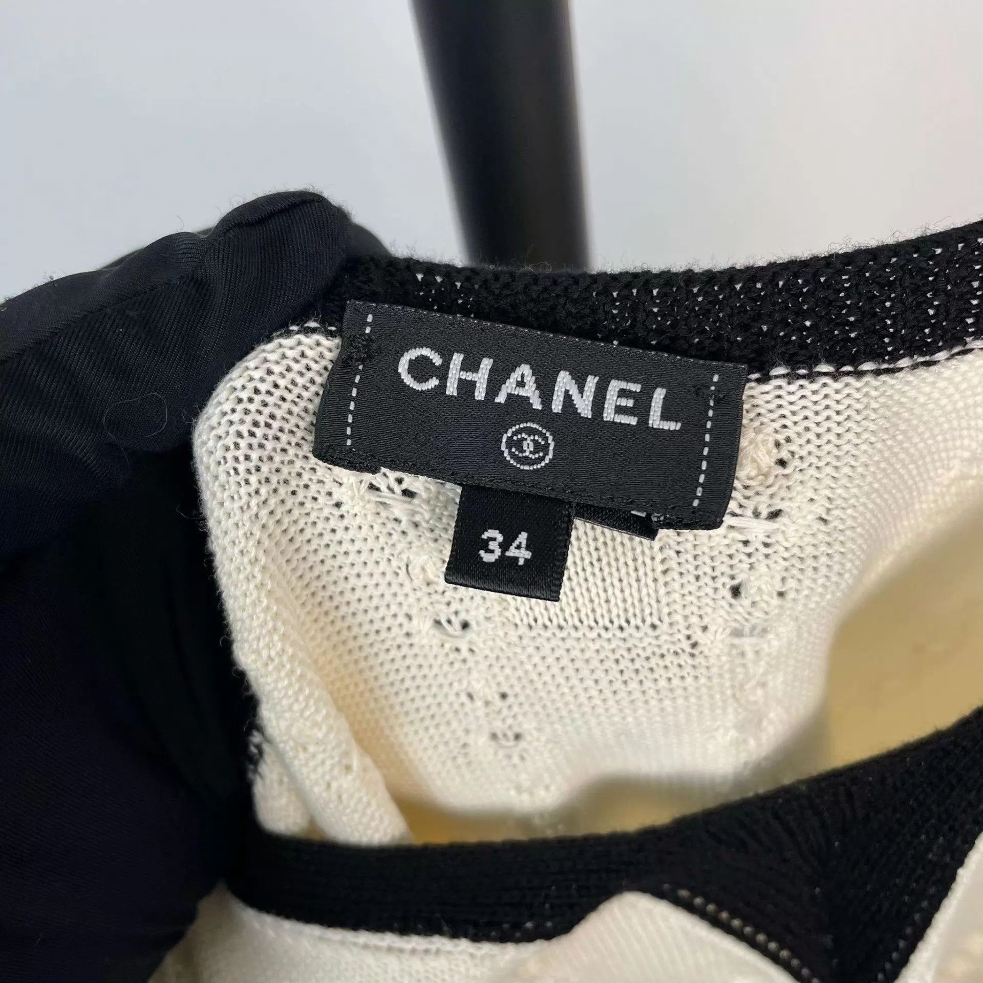 Chanel Chanel 97 New Women's White Slip Dress 34 Size XS / US 0-2 / IT 36-38 - 4 Thumbnail