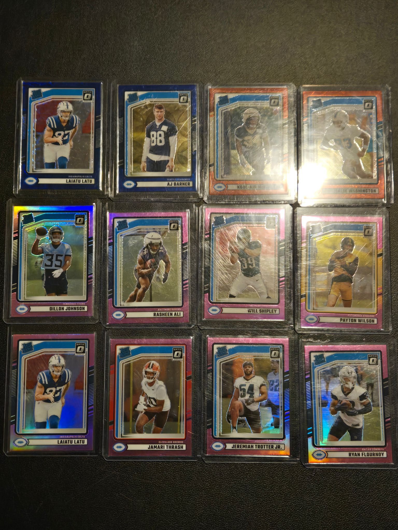 Other Donruss Optic Football Rated Rookie Pink Blue Red Prizm Lot Size ONE SIZE - 1 Thumbnail
