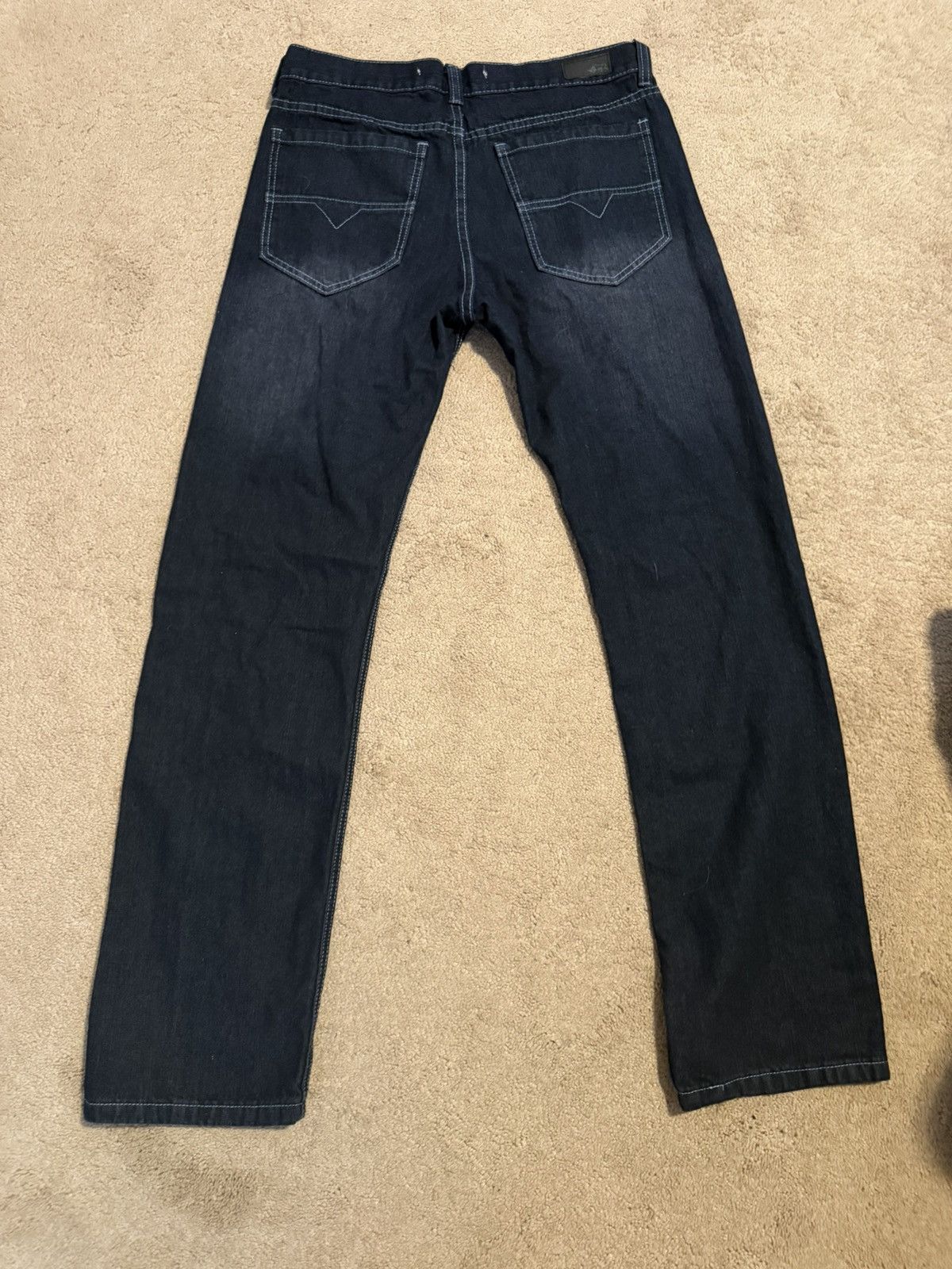 Ecko Unltd. Ecko UNLTD Dark Blue Denim Jean 32x32 Size US 32 / EU 48 - 2 Thumbnail