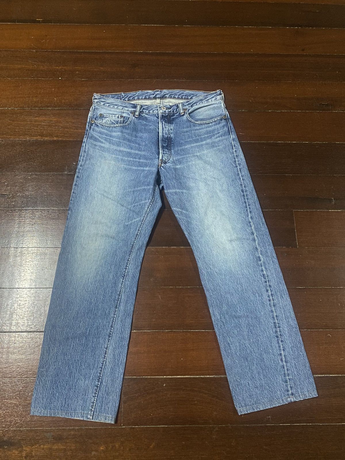 Warehouse Fire 🔥🔥 DOUBLE WORKS WAREHOUSE.CO DENIM JEANS Size US 34 / EU 50 - 1 Thumbnail