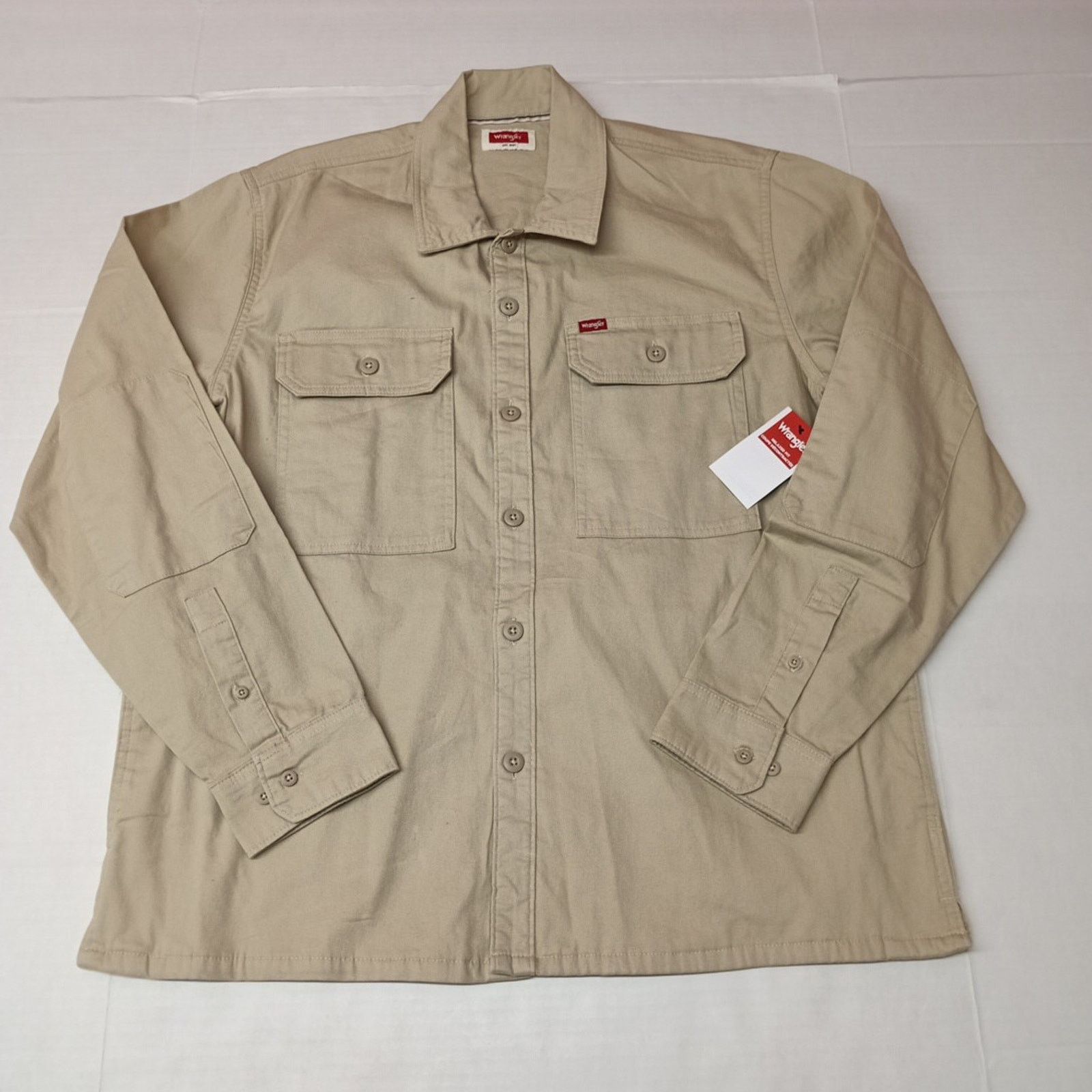 Wrangler Wrangler Jacket Overshirt Outdoor Shacket Size L Beige Size US L / EU 52-54 / 3 - 1 Thumbnail
