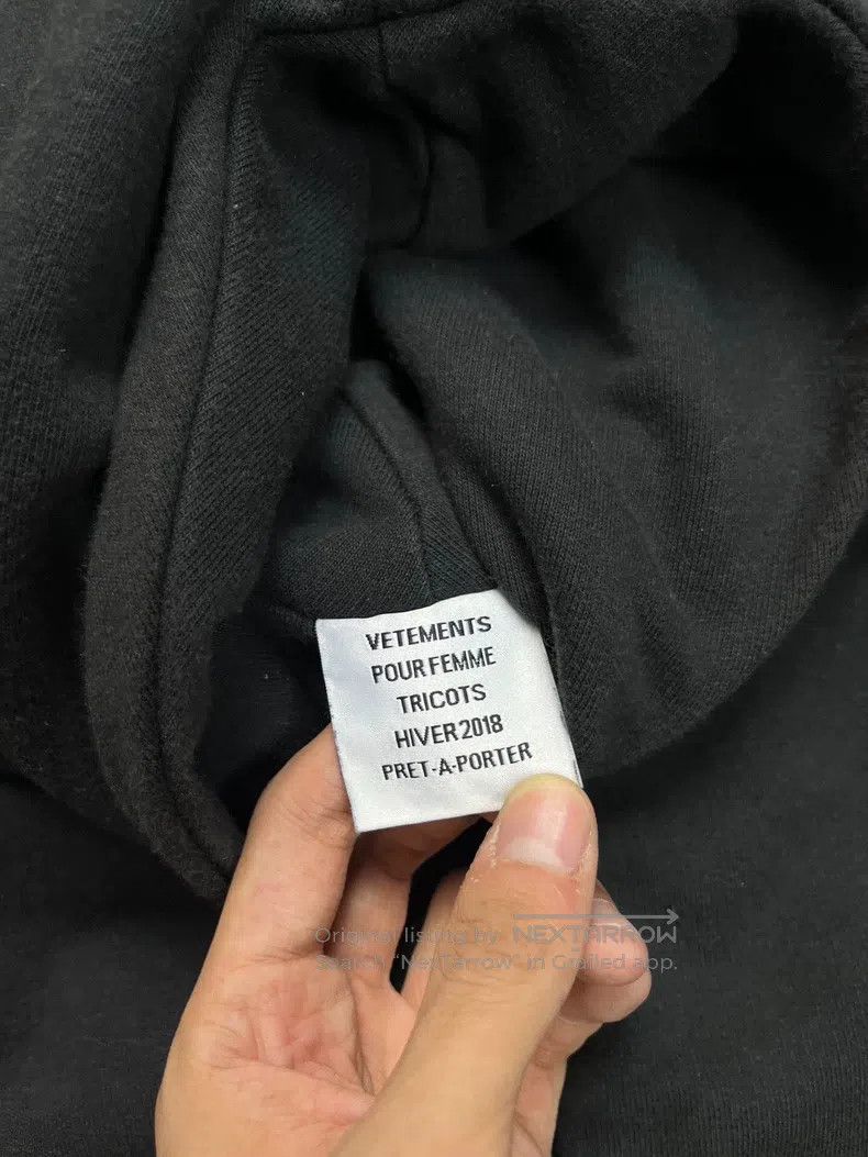 Vetements Vetements Back embroidered letter ninja hoodie Size US S / EU 44-46 / 1 - 3 Thumbnail