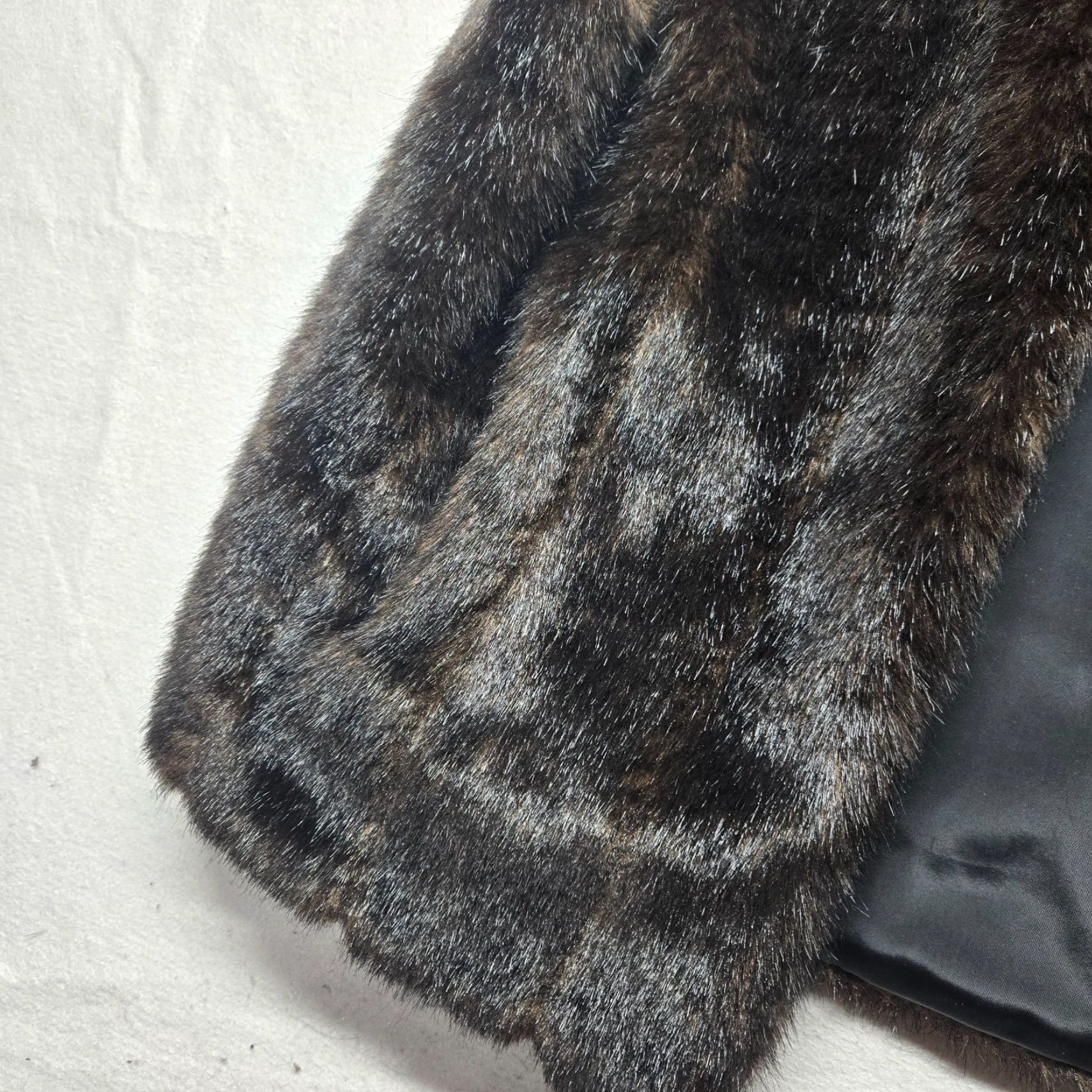 Vintage VINTAGE Giacca Gallery Brown Faux Fur Reversible Zip-Up Vest Women's XL Extra Large Size XL / US 12-14 / IT 48-50 - 3 Thumbnail