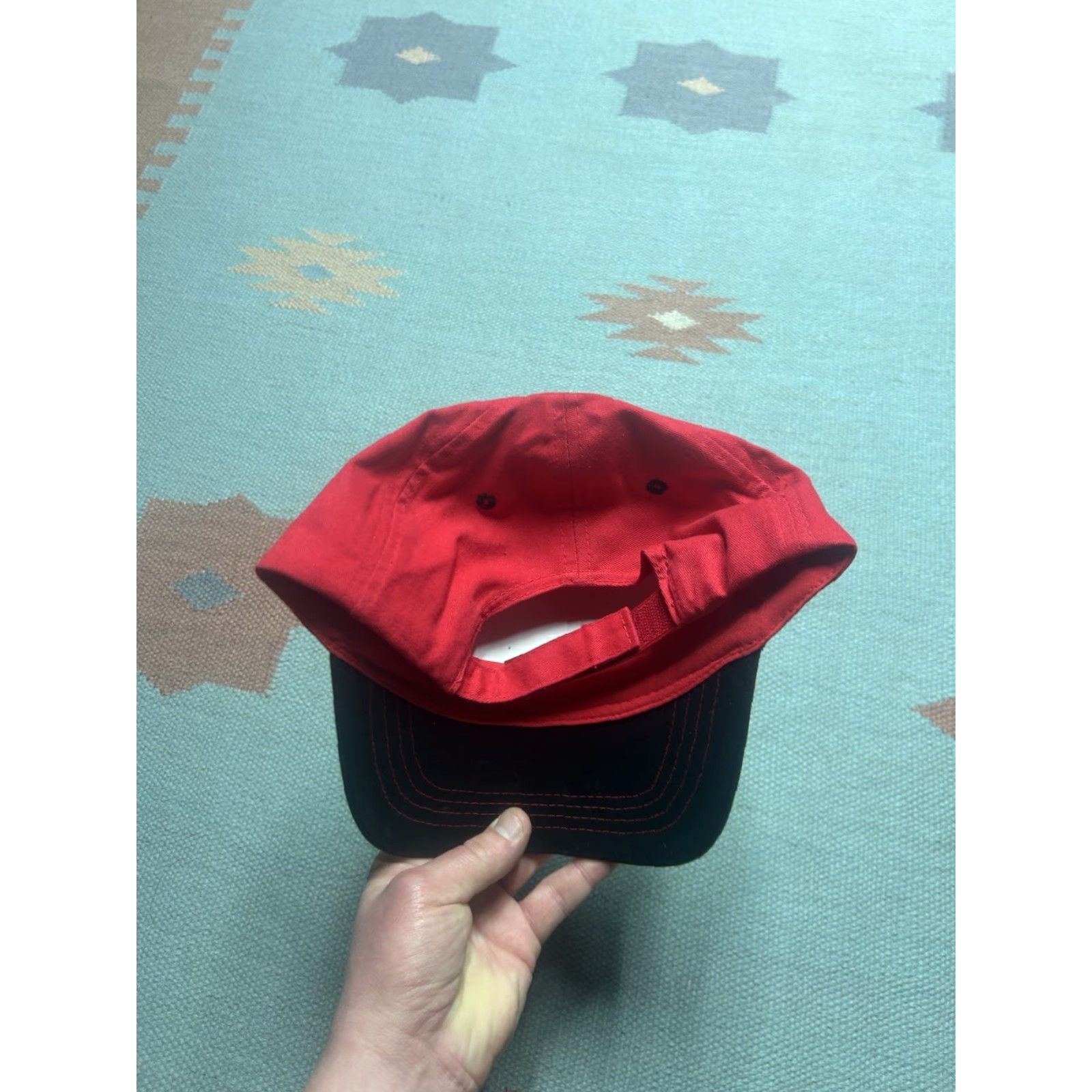 Equipment VINTAGE Case Janson Equipment strapback hat cap IH tractor farm NOS Baseball Cap Men Adjustable Red Size ONE SIZE - 4 Thumbnail