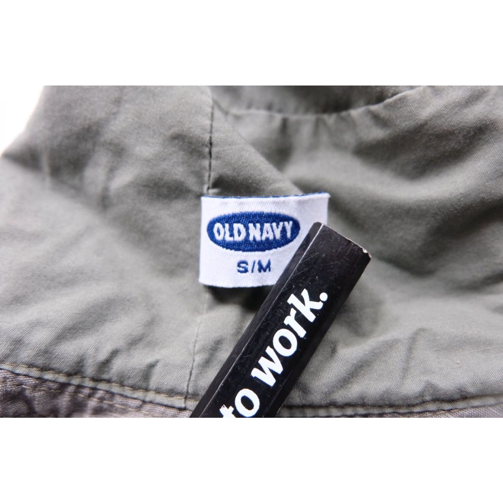 Old Navy VINTAGE Old Navy Army Safari Hat S/M Adult Mens Tan 100% Cotton Wide Brim Adjustable Army Cap 90s 2002 Vintage Classic Outdoor Theme - 2000s Size ONE SIZE - 5 Thumbnail