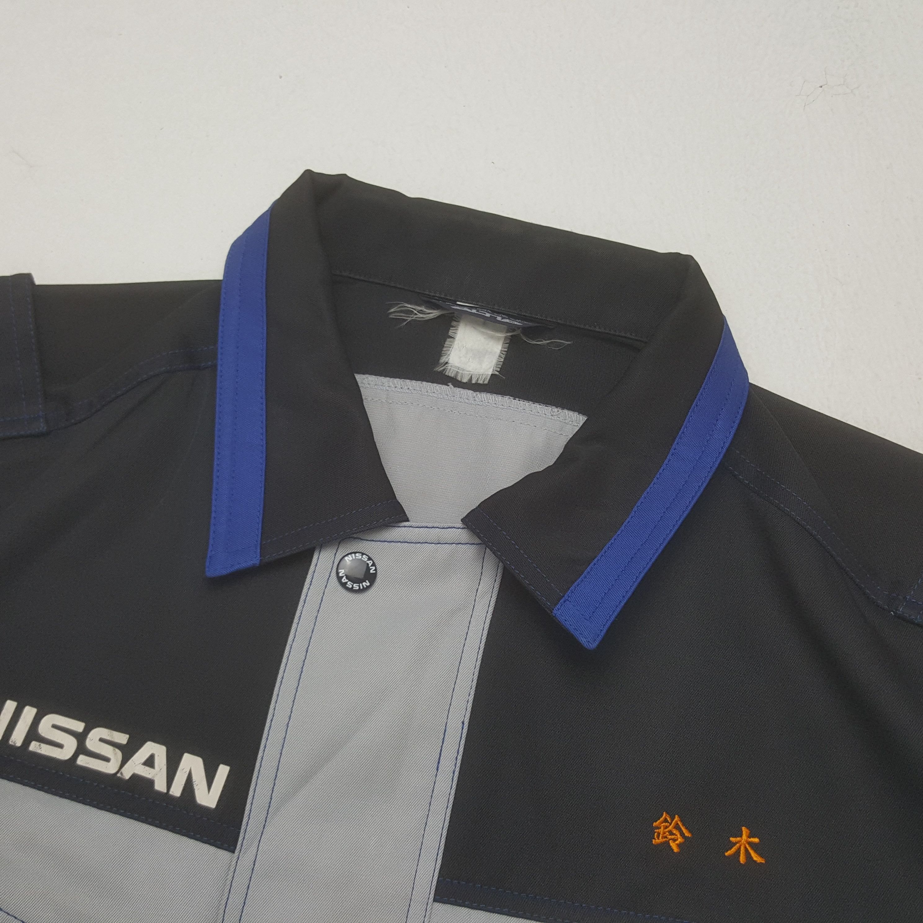 Japanese Brand × Vintage Vintage Nissan Blue Stage Racing Worker Sport Jacket Size US L / EU 52-54 / 3 - 5 Thumbnail