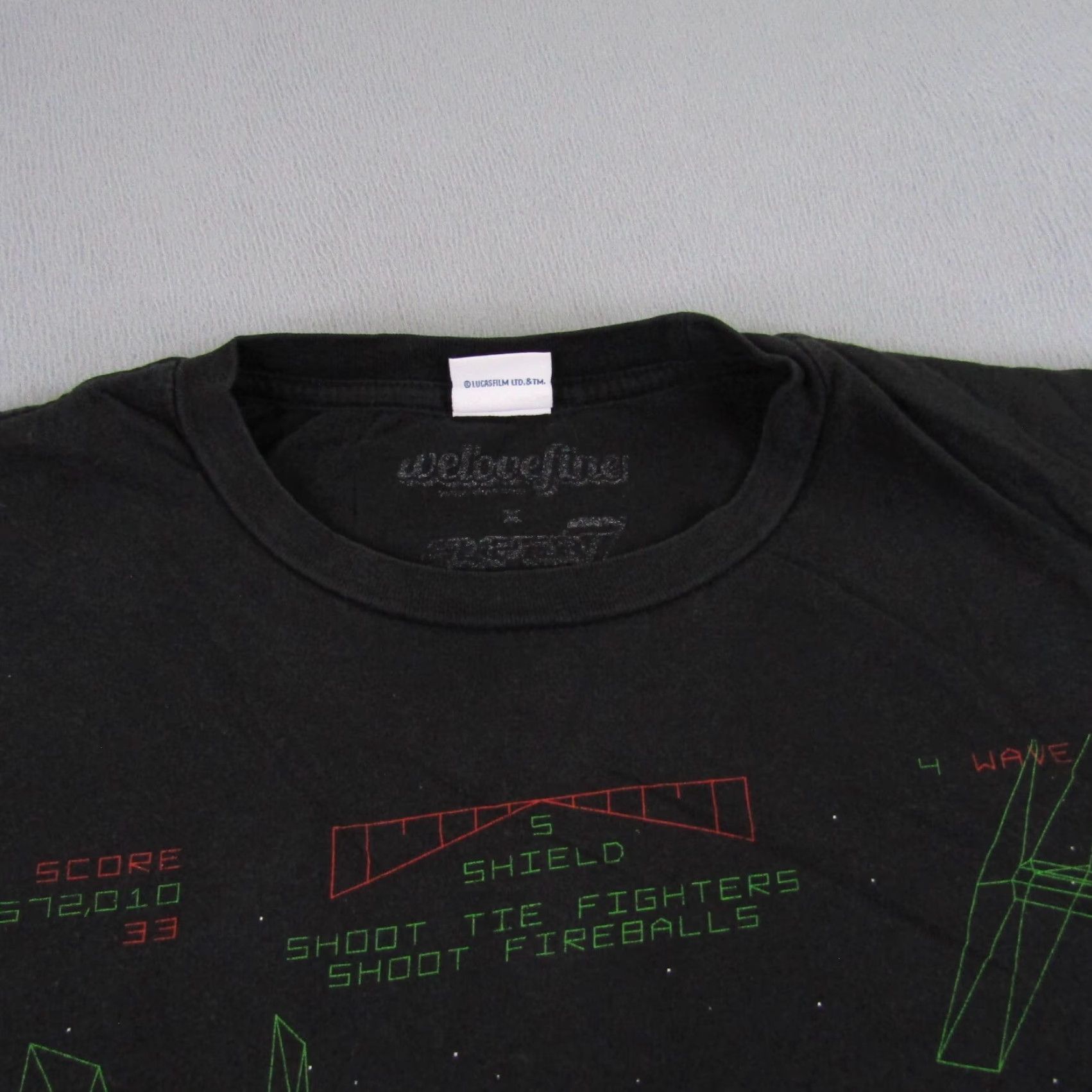 Star Wars VINTAGE Star Wars Shirt Mens M Black Super 7 Arcade Tie Fighter Crewneck Tee Size US M / EU 48-50 / 2 - 3 Thumbnail