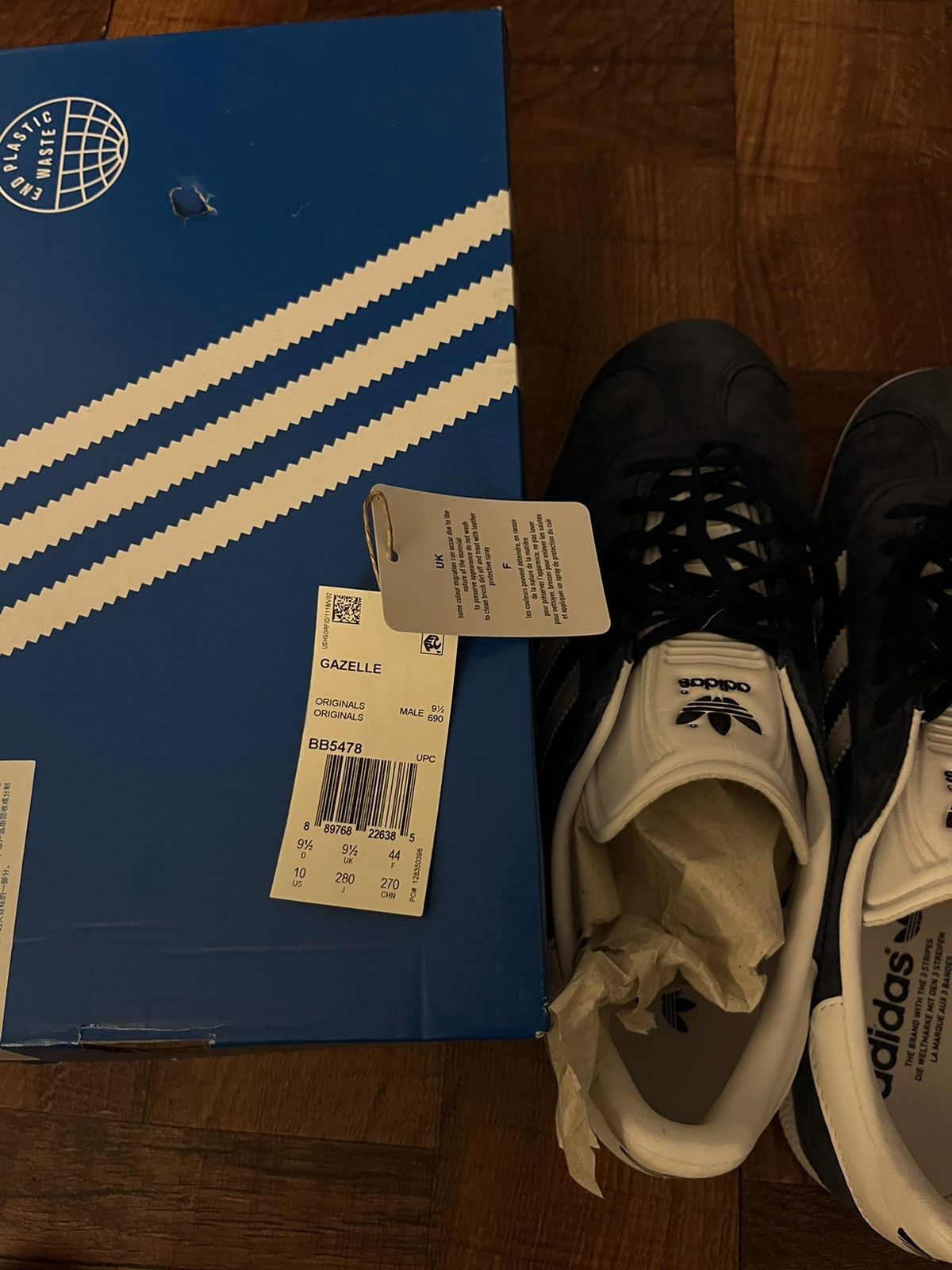 Adidas Adidas Gazelle Size US 10 / EU 43 - 8 Thumbnail