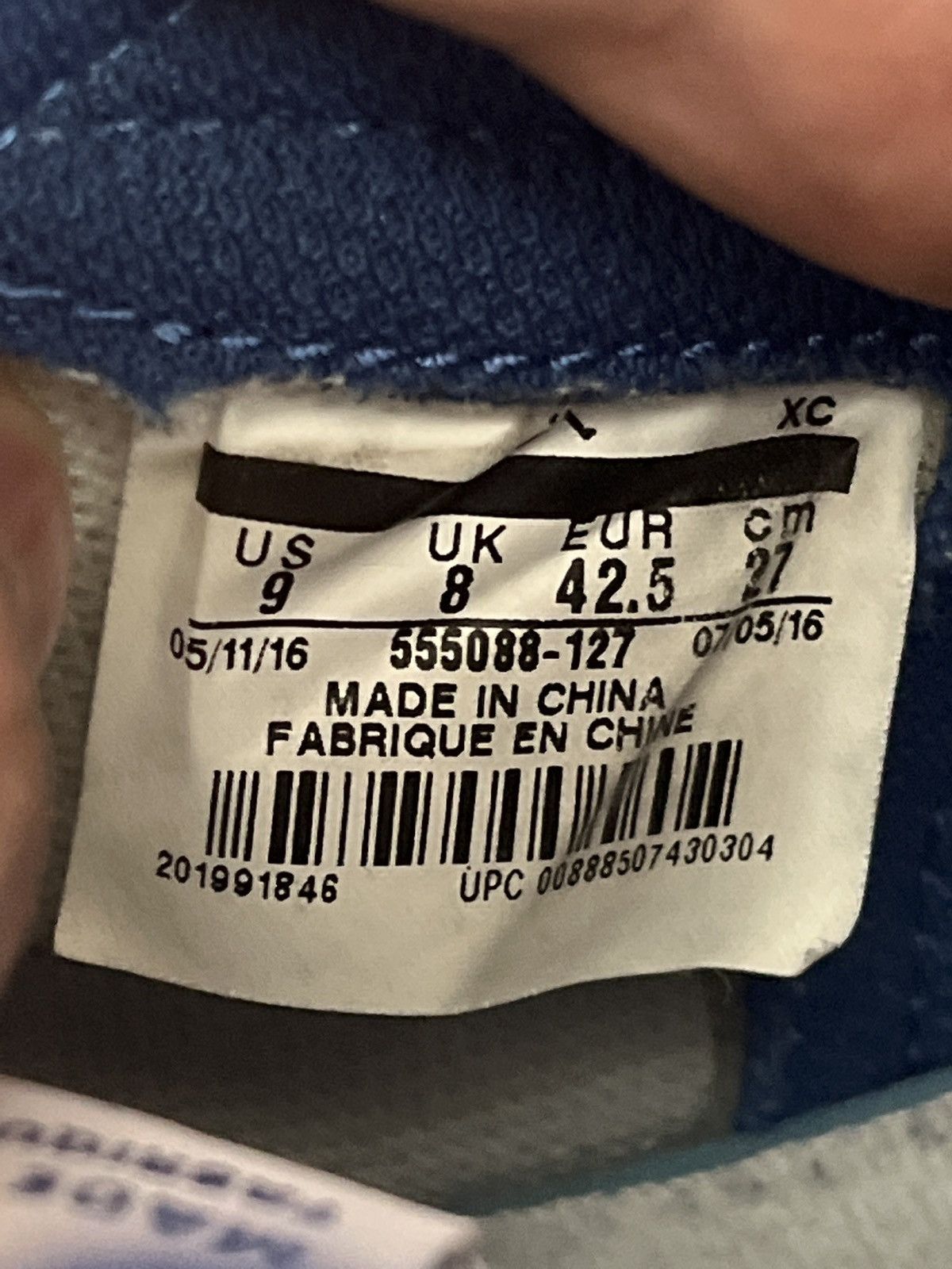 Jordan Brand × Nike Jordan 1 storm blue 2016 Size US 9 / EU 42 - 11 Thumbnail