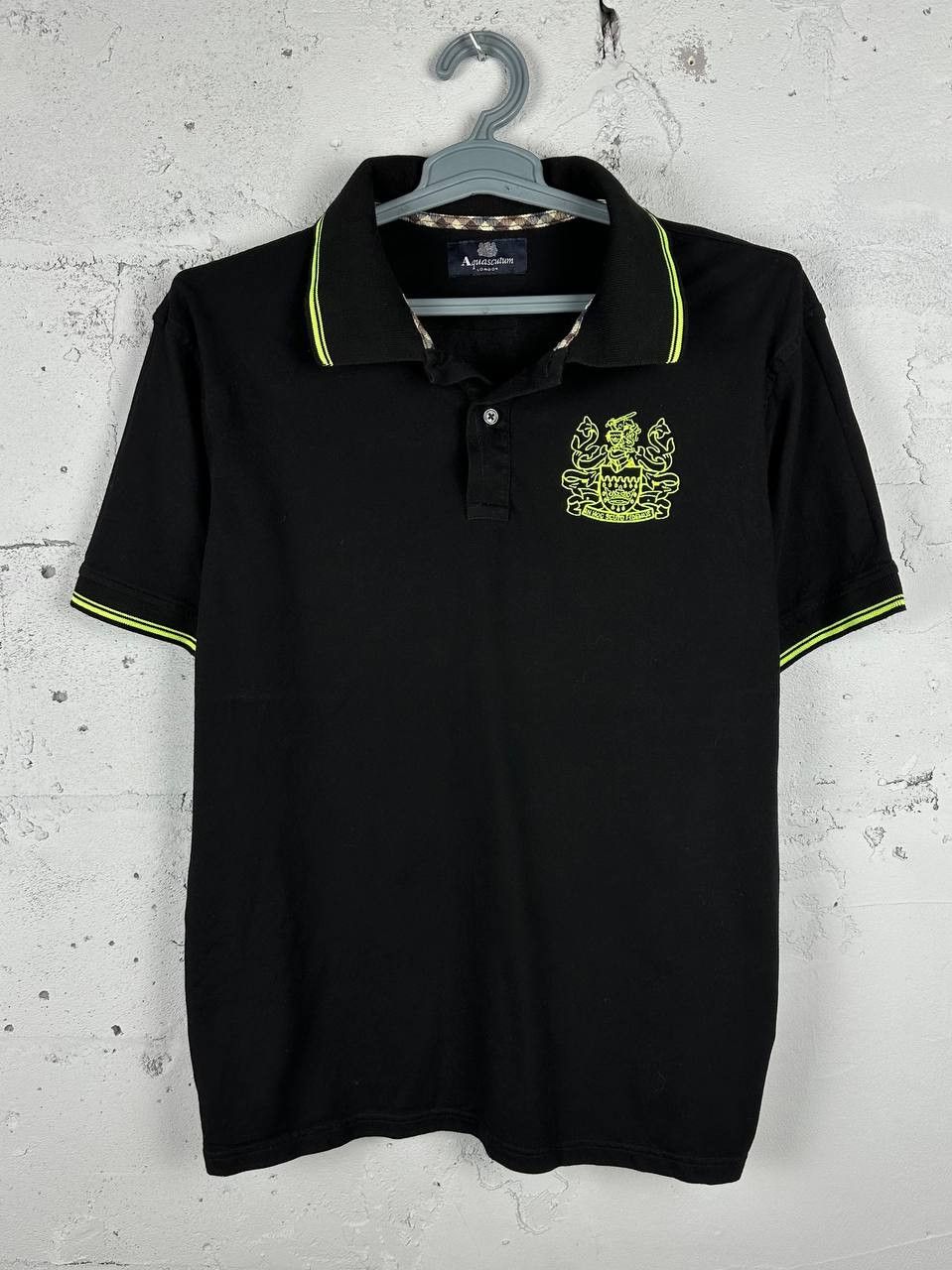 Aquascutum × Vintage Vintage Luxury Aquascutum London Streetwear Polo T Shirt Size US L / EU 52-54 / 3 - 1 Thumbnail